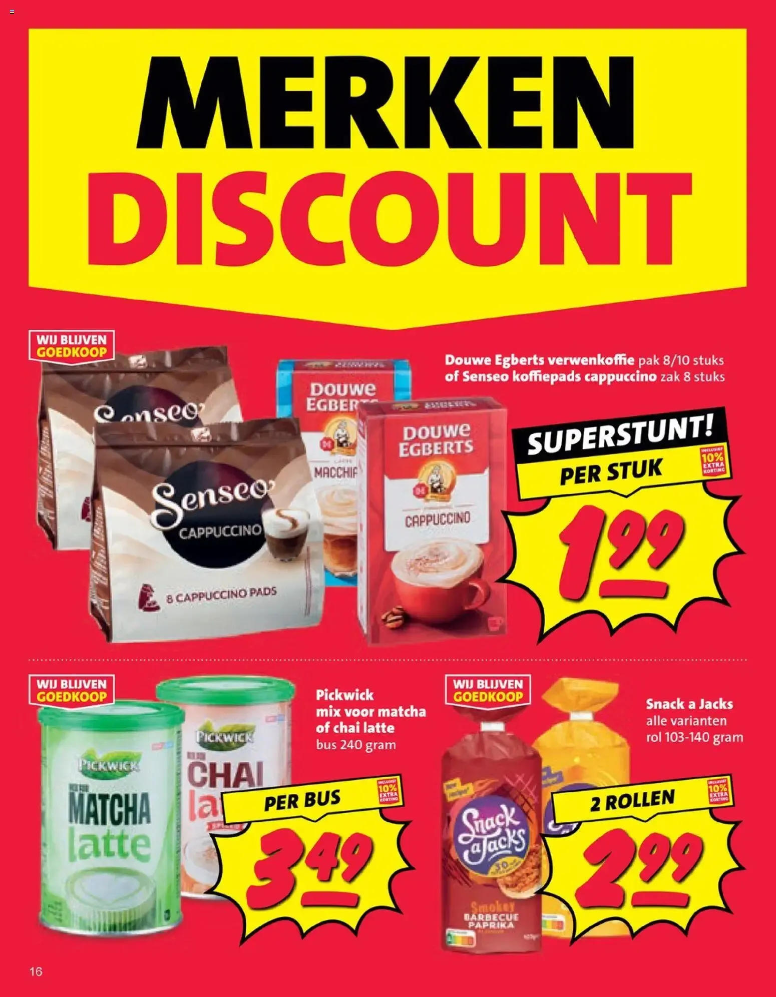Nettorama Merkendiscount - Discount Prijs! van 31 augustus tot 6 september 2026 - Folder pagina 16