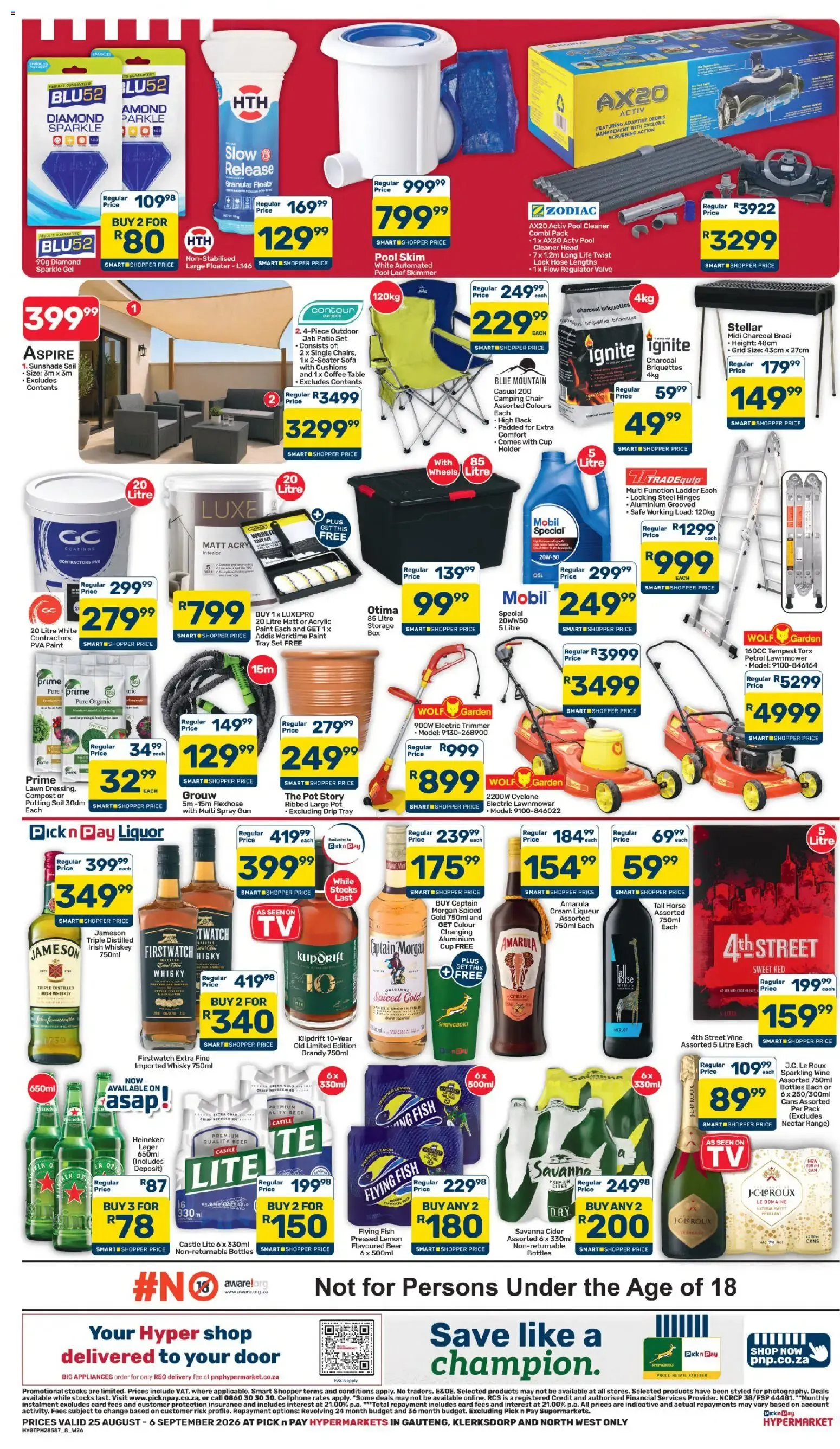 Pick n Pay Inland Provinces - Hypermarket Specials (25/08/2026 - 06/09/2026) Online from 25 August to 6 September 2026 - Catalogue Page 8