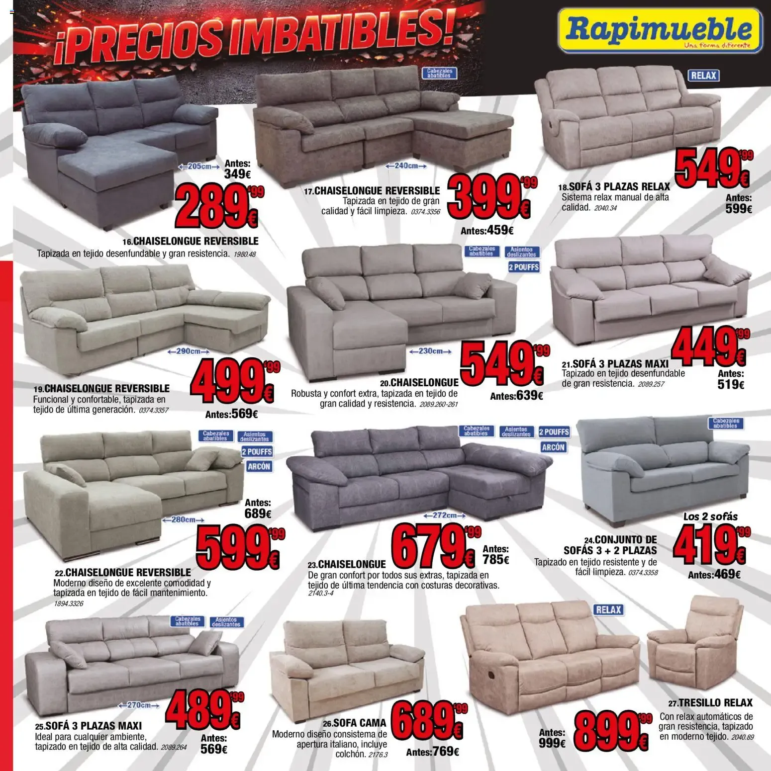 Catálogo de Rapimueble: ¡Precios Imbatibles en Muebles y Descanso! 11 de mayo al 30 de junio 2026 - Página 3