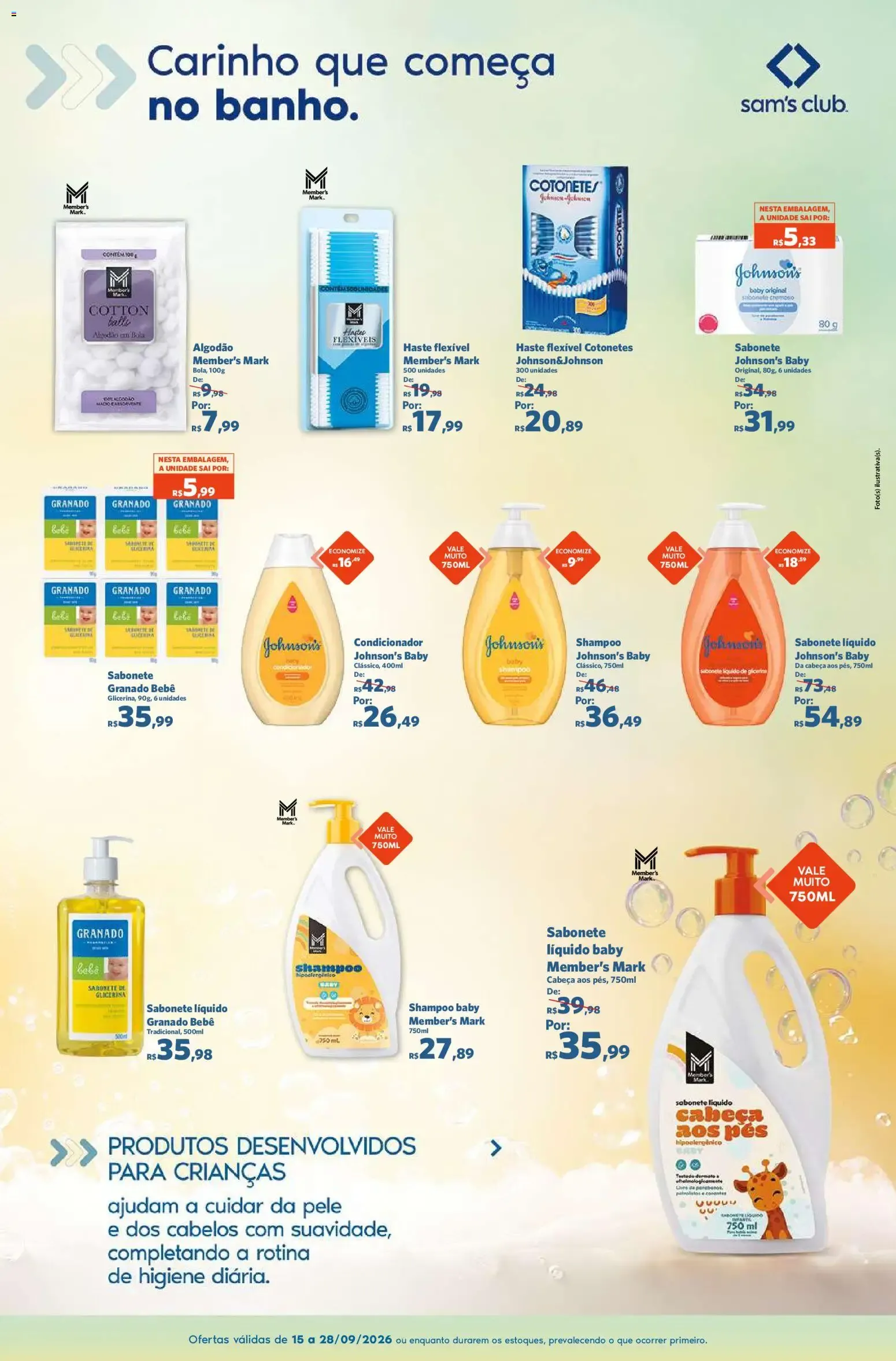 Encarte de Sam's Club ofertas Bebê de 15/09/2026 | Promoções Online 15 de setembro até 28 de setembro 2026 - Pagina 2