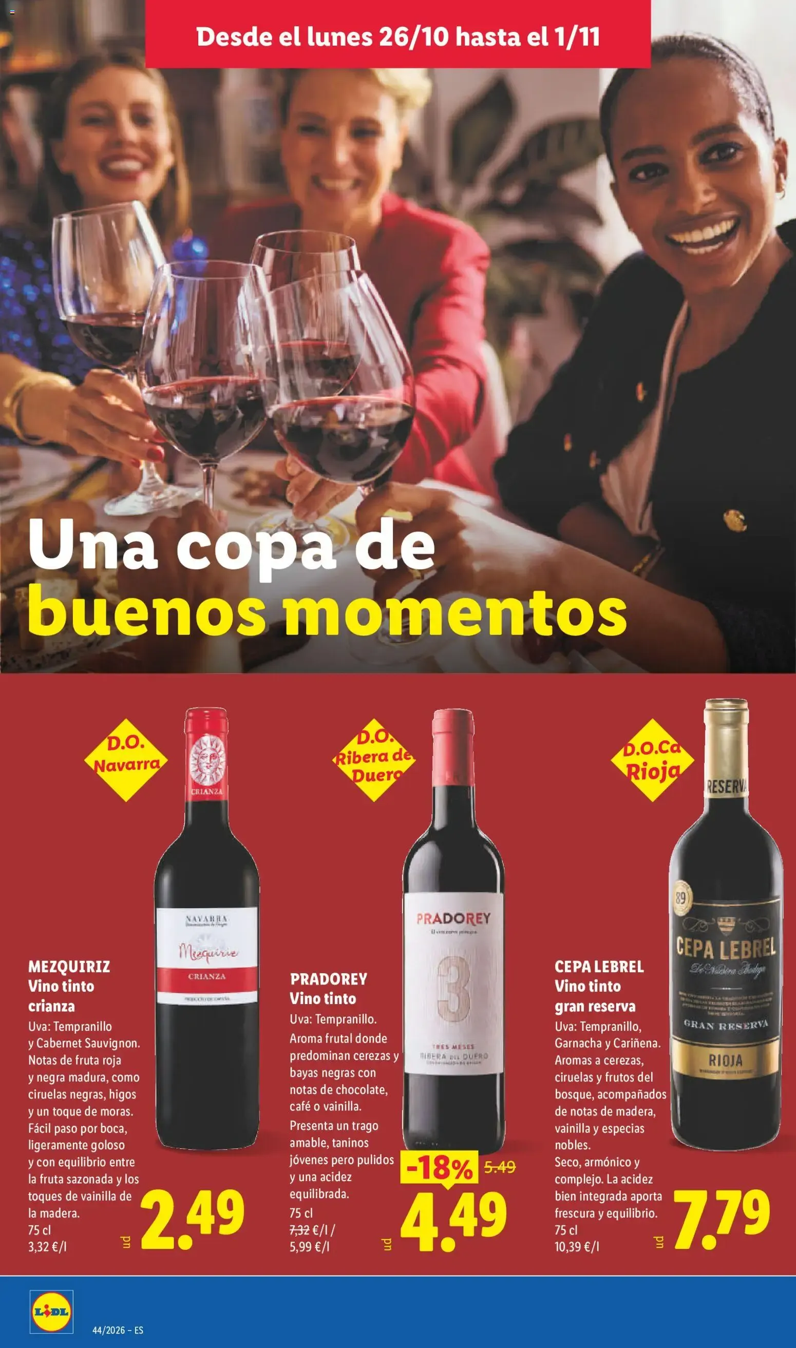 Catálogo de Lidl folleto del 26/10/2026 | Ofertas 26 de octubre al 1 de noviembre 2026 - Página 22