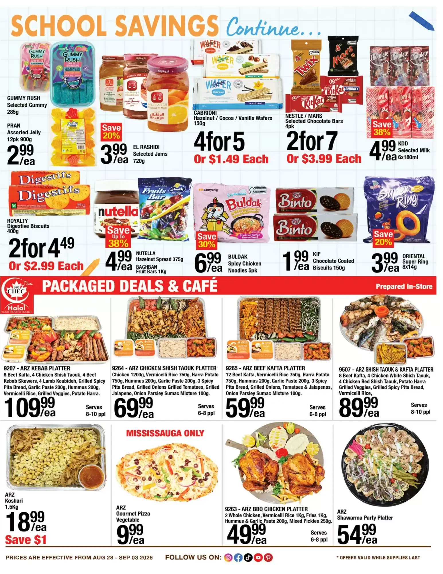 Arz Fine Foods: Ofertas en comestibles y ahorros de Regreso a Clases from August 28 to September 3 2026 - flyer page 3