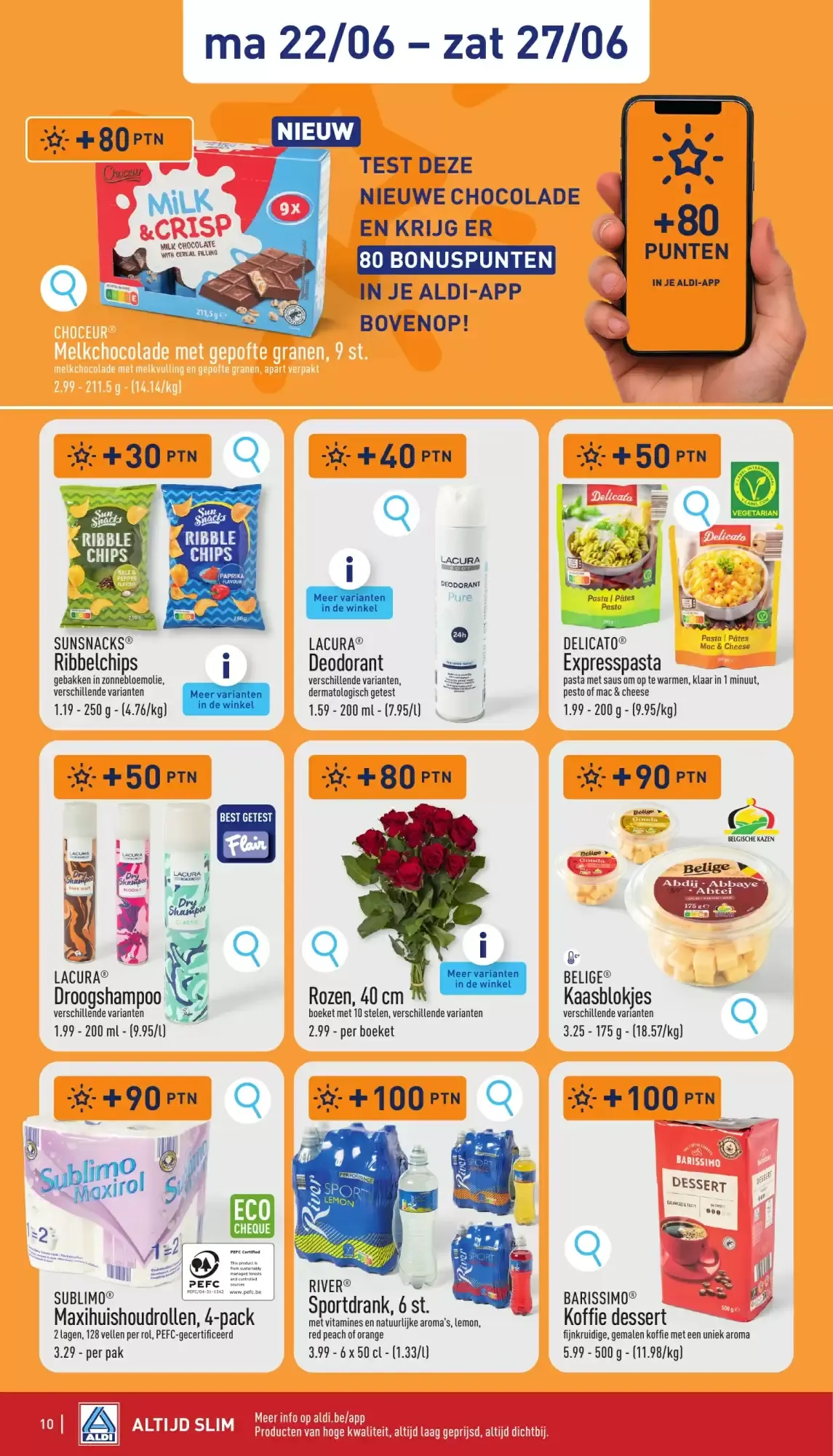 ALDI Folder van ma 22/06 t.e.m. zat 27/06 van 22 juni tot 27 juni 2026 - folder pagina 10