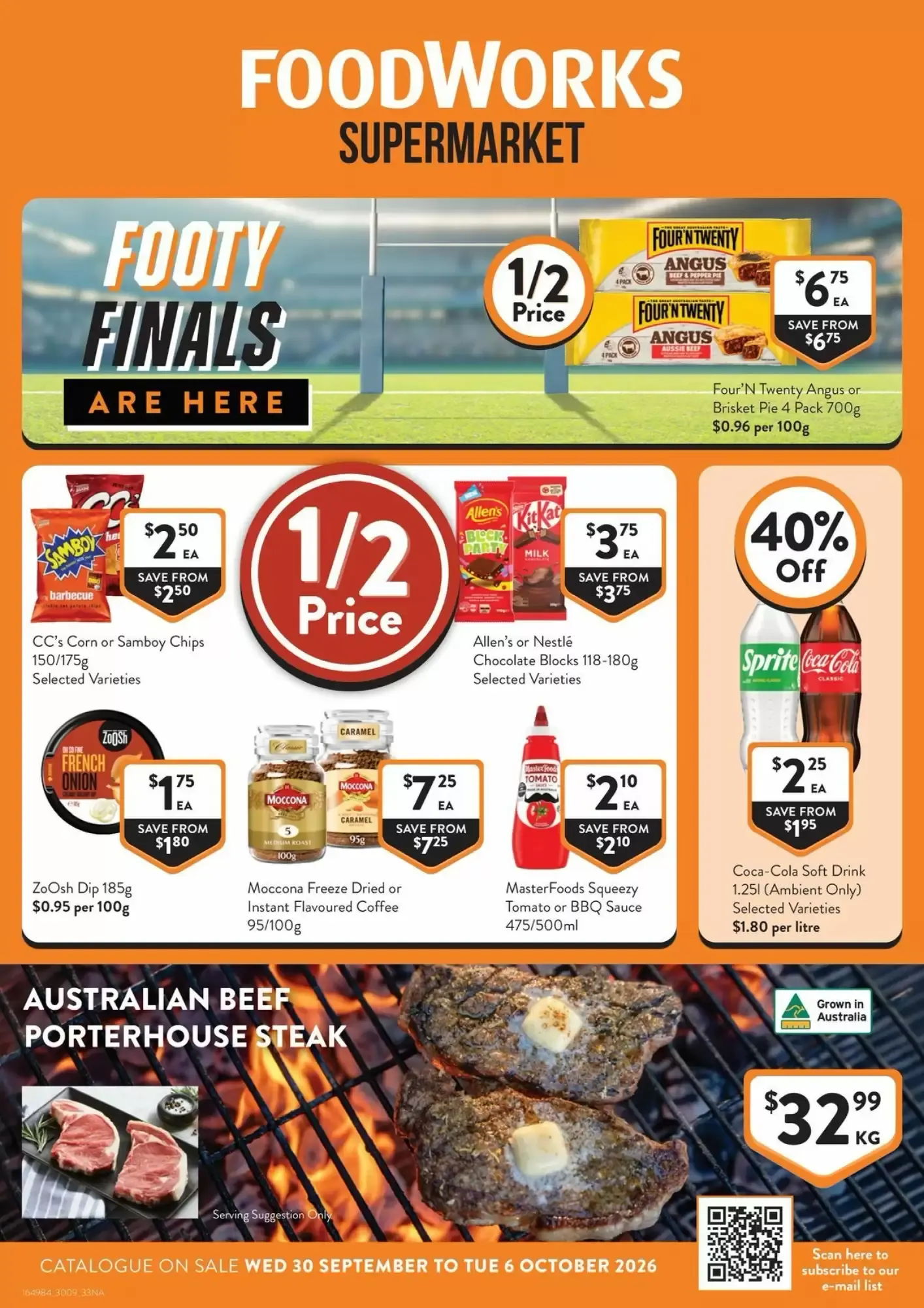 Foodworks catalogue week 40 - Catalogue valid from 30 September to 6 October 2026 - page 1