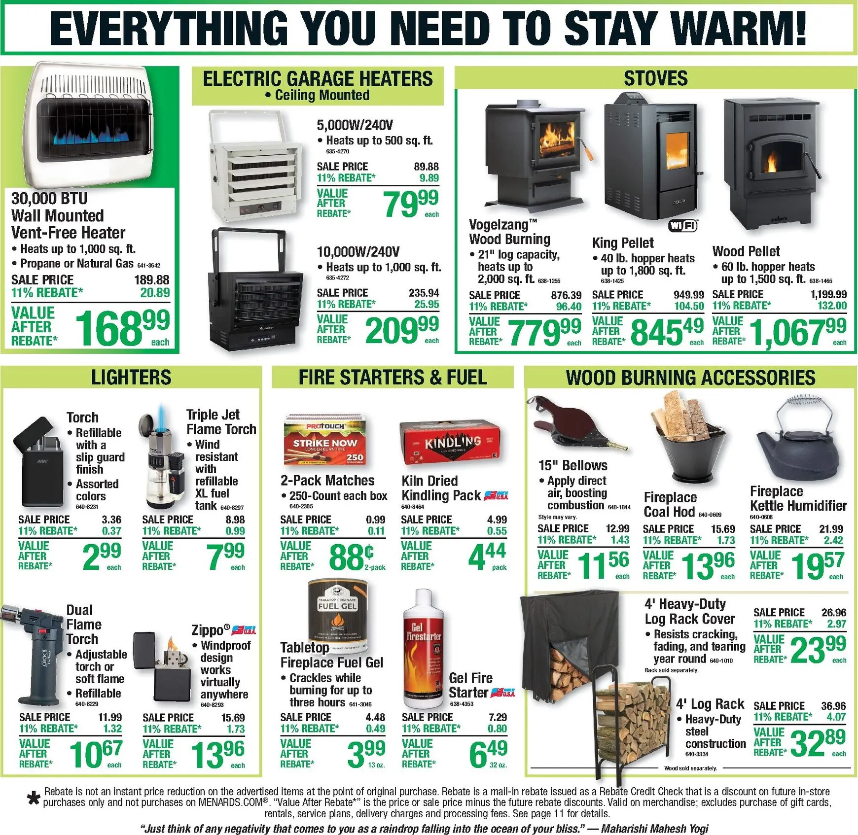 Weekly ad Menards - 11% Rebate on Everything! from October 8 to October 18 2026 - Page 14