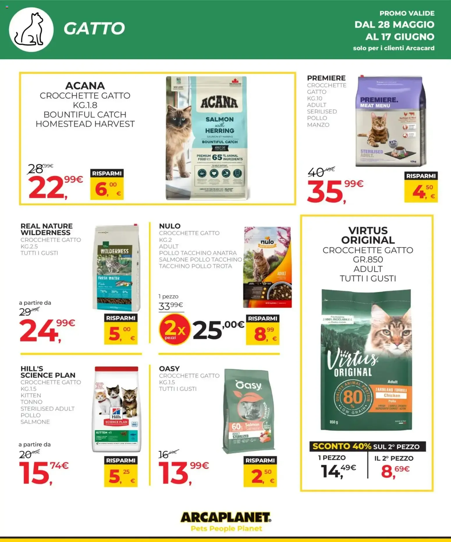 Arcaplanet volantino dal 28/05/2026 - online Offerte da 28 maggio a 17 giugno di 2026 - Pagina del volantino 8