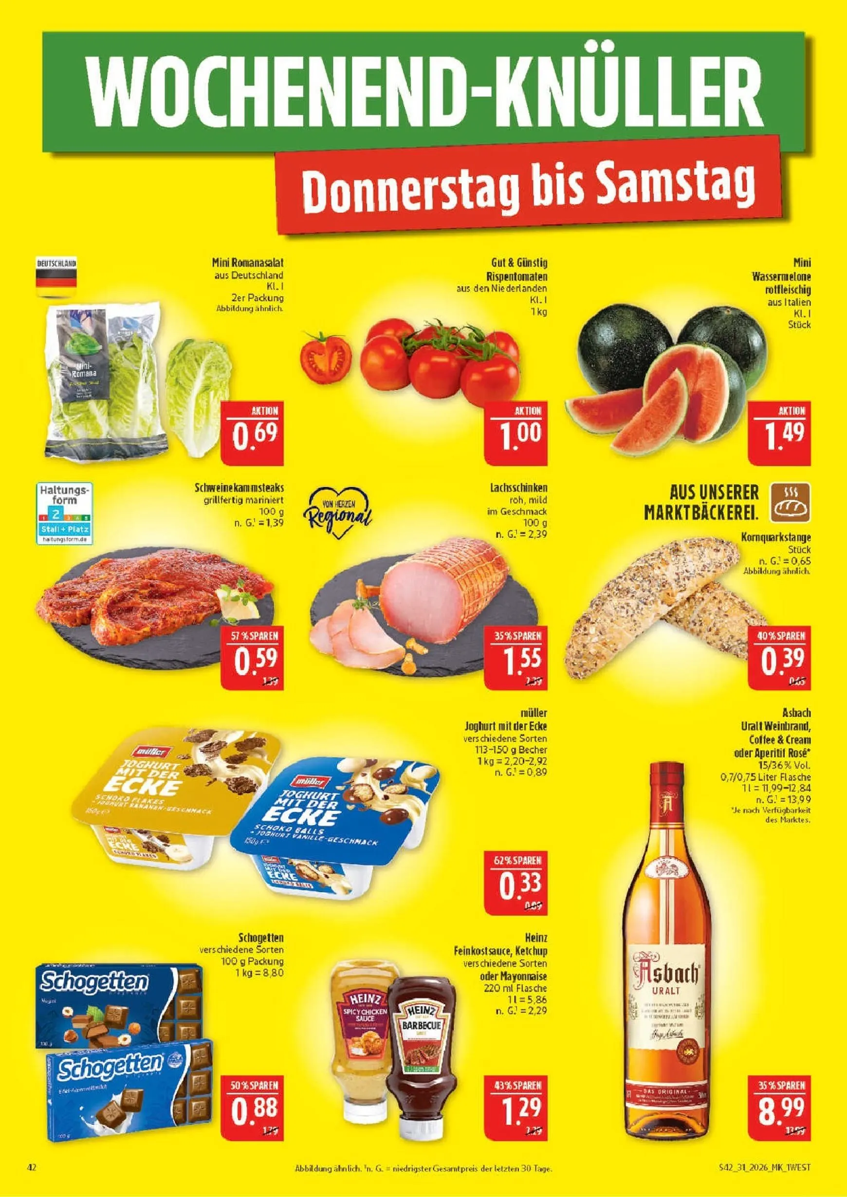 Marktkauf Prospekt nächste Woche – von Montag 27.07.2026 bis Samstag 01.08.2026 von 27. Juli bis 1. August 2026 - Prospekt seite 42