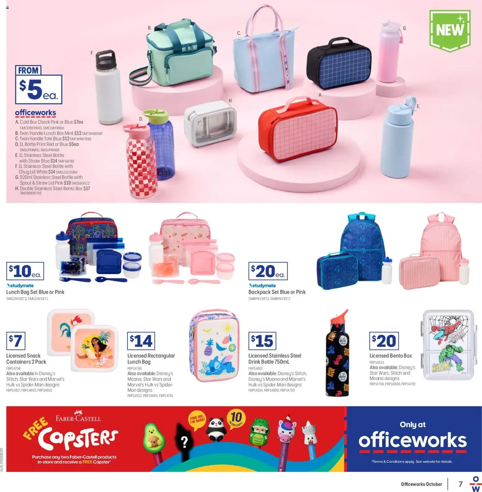 Officeworks catalogue - 01/10/2026 > weekly / monthly specials - Catalogue valid from 1 October to 14 October 2026 - page 7