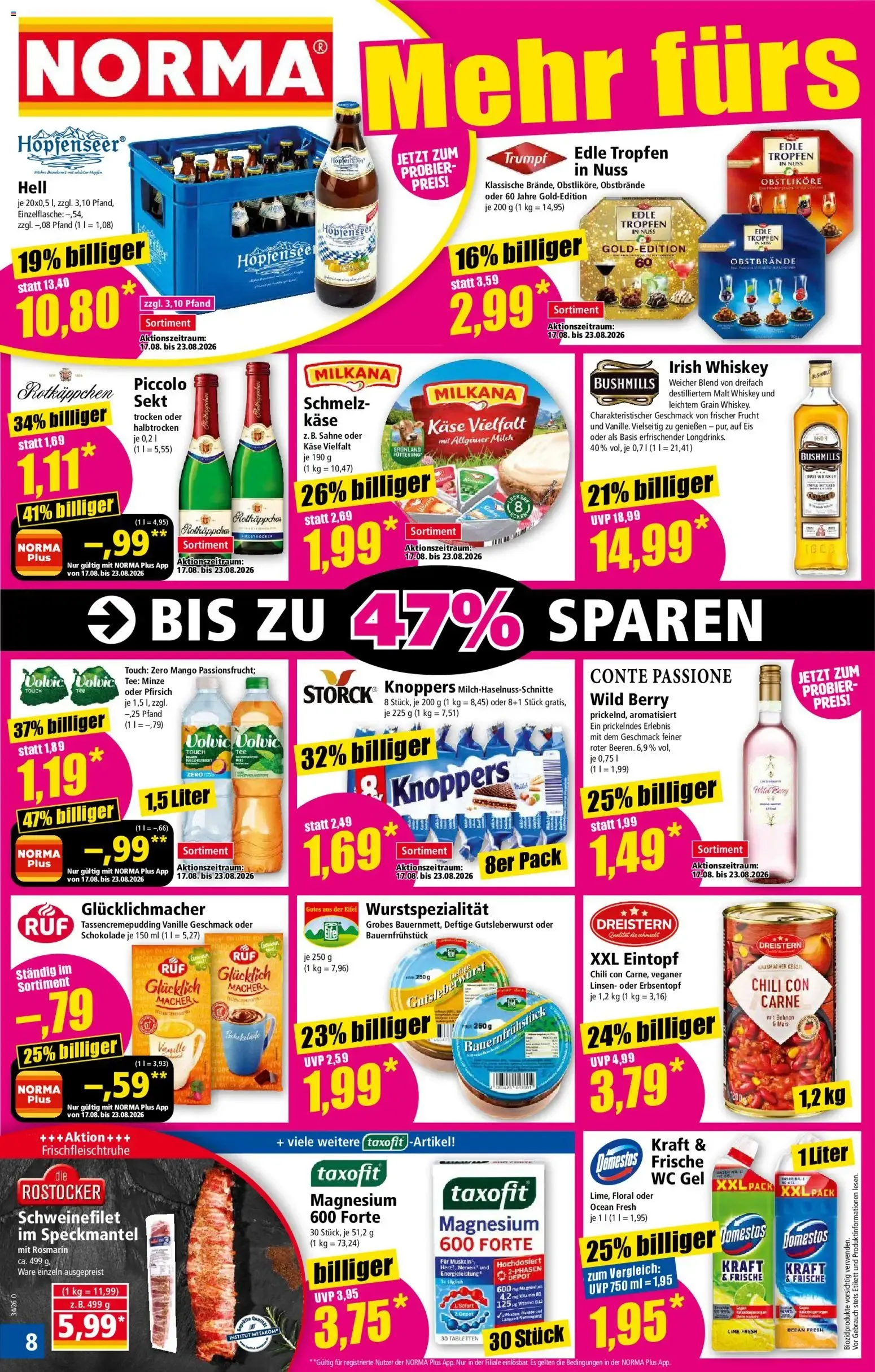 Norma Prospekt (ab 17.08.2026) zum blättern » Angebote von 17. August bis 23. August 2026 - Prospekt seite 8