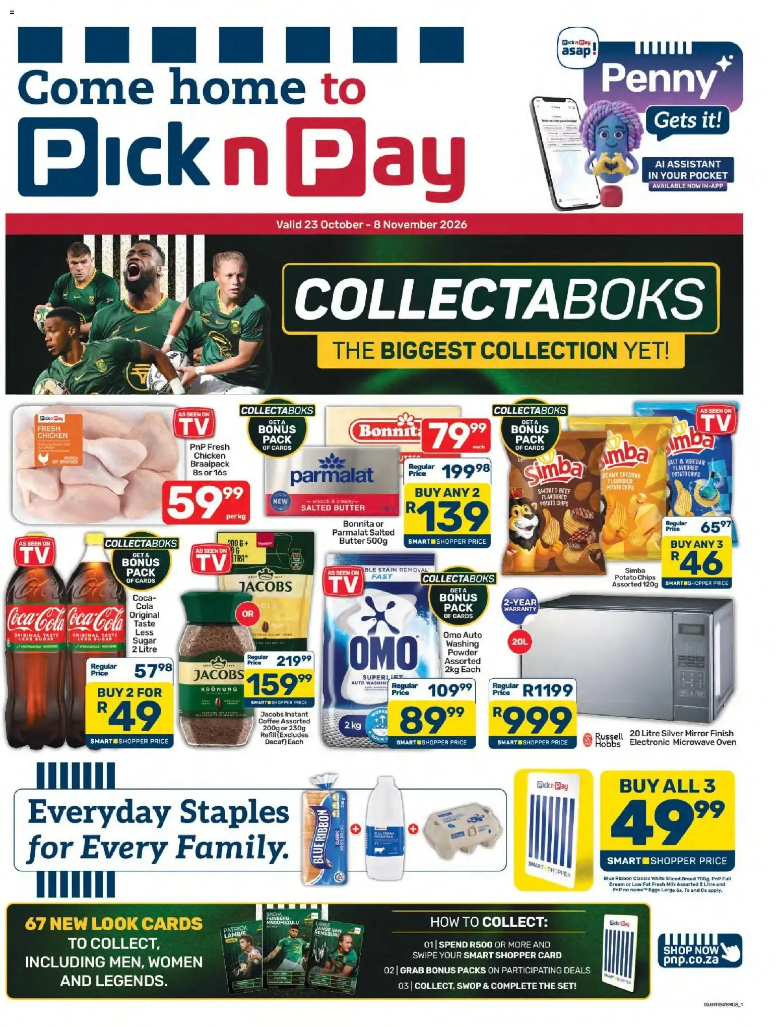 Pick n Pay Inland Provinces - Specials (23/10/2026 - 08/11/2026) Online from 23 October to 8 November 2026 - Catalogue Page 1