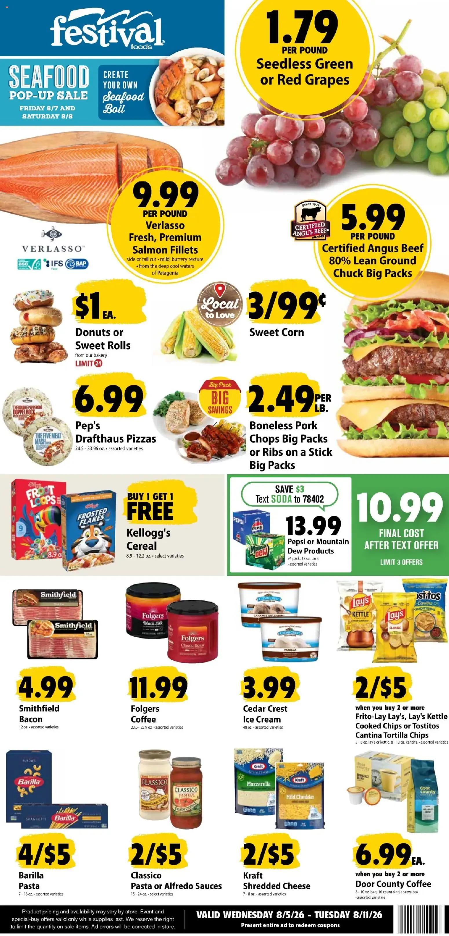 Weekly ad Festival Foods Weekly Ad from August 5 to August 11 2026 - Page 1