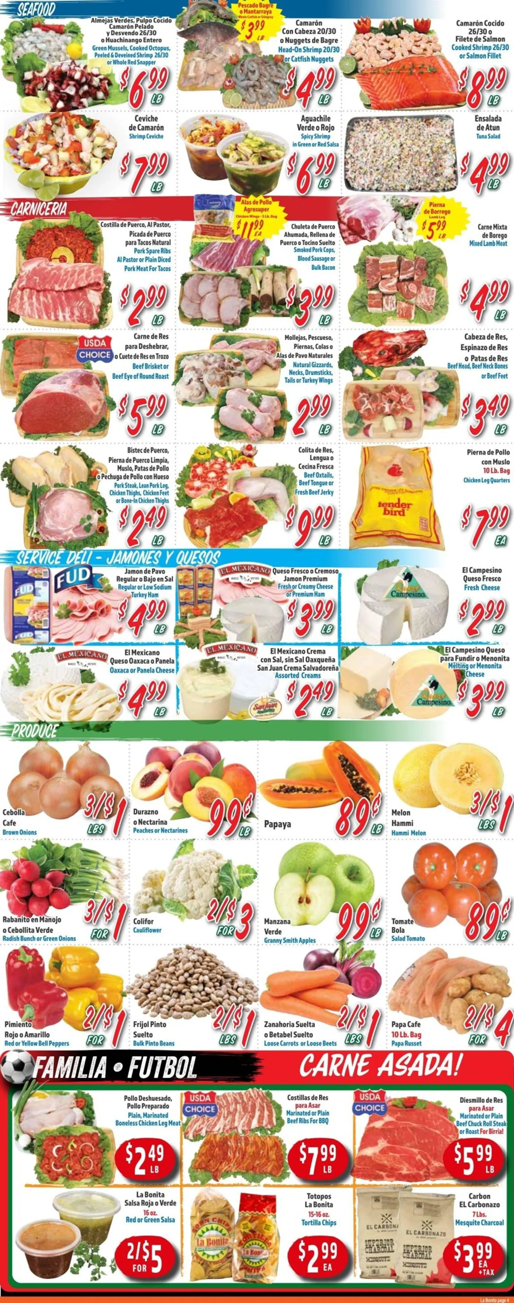 Weekly ad La Bonita Supermarkets - Ofertas Válidas del 1 al 7 de Julio de 2026 from July 1 to July 7 2026 - Page 4