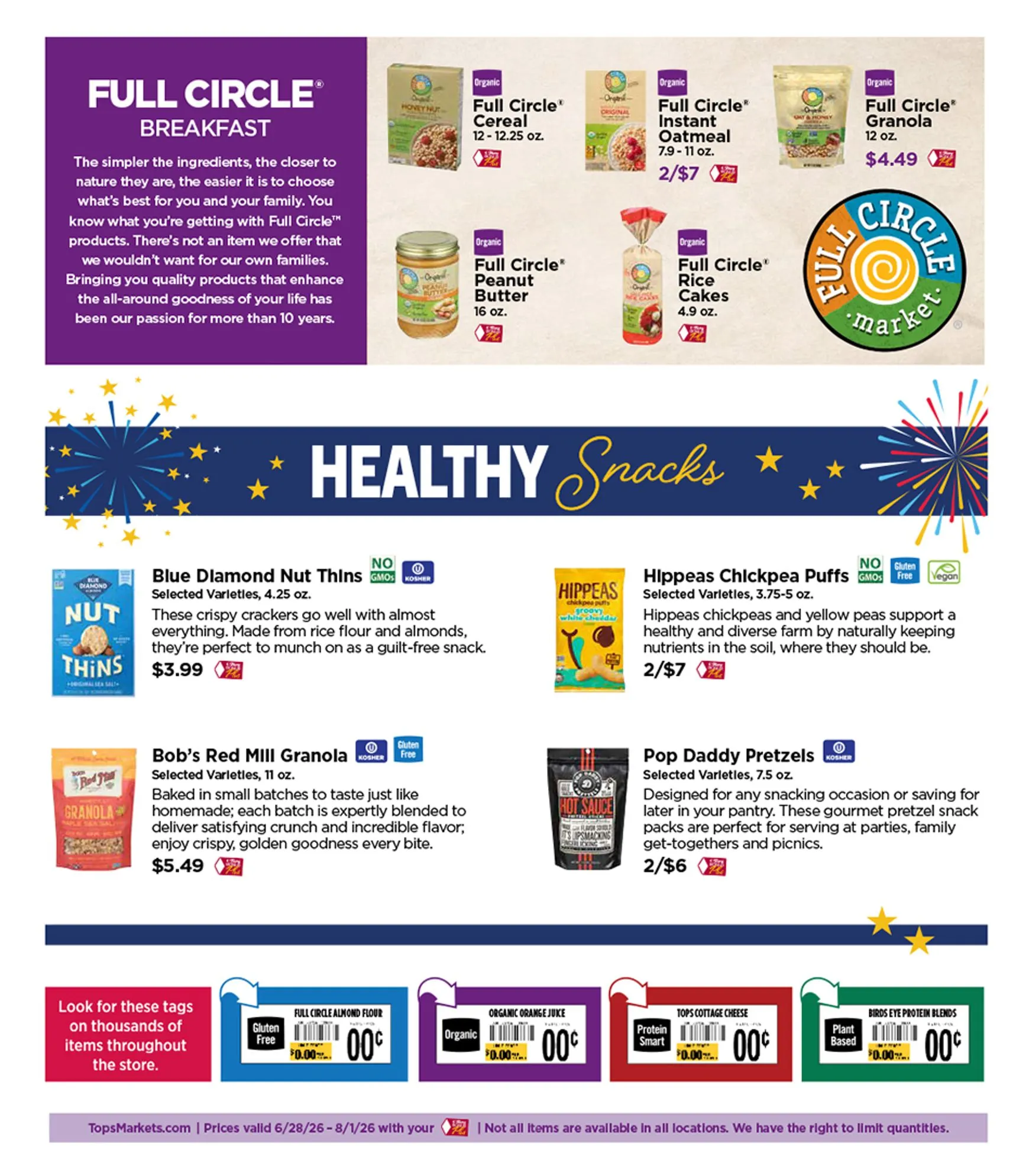 Weekly ad Current Tops Markets - Natural & Organics Spotlight leaflet valid from Sunday 06/28/2026 to Saturday 08/01/2026 from June 28 to August 1 2026 - Page 4