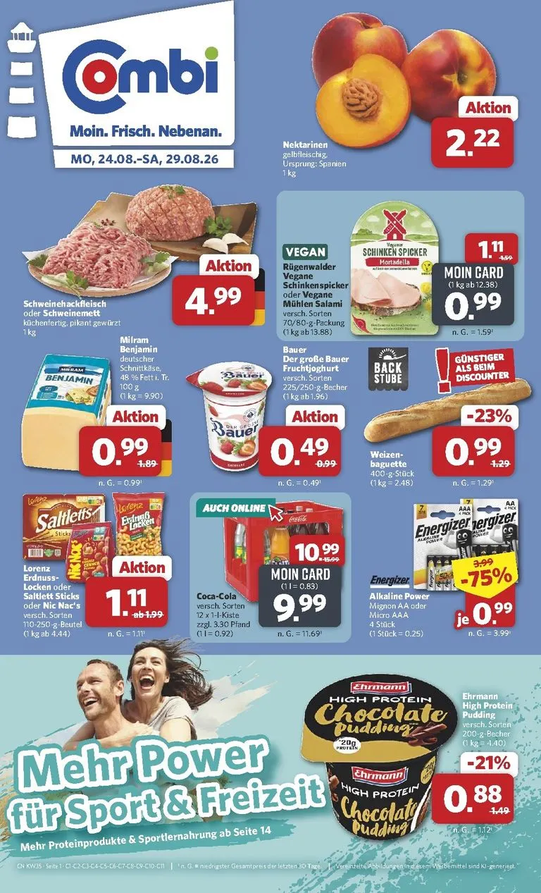 Combi Prospekt – von Montag 24.08.2026 bis Samstag 29.08.2026 von 24. August bis 29. August 2026 - Prospekt seite 1