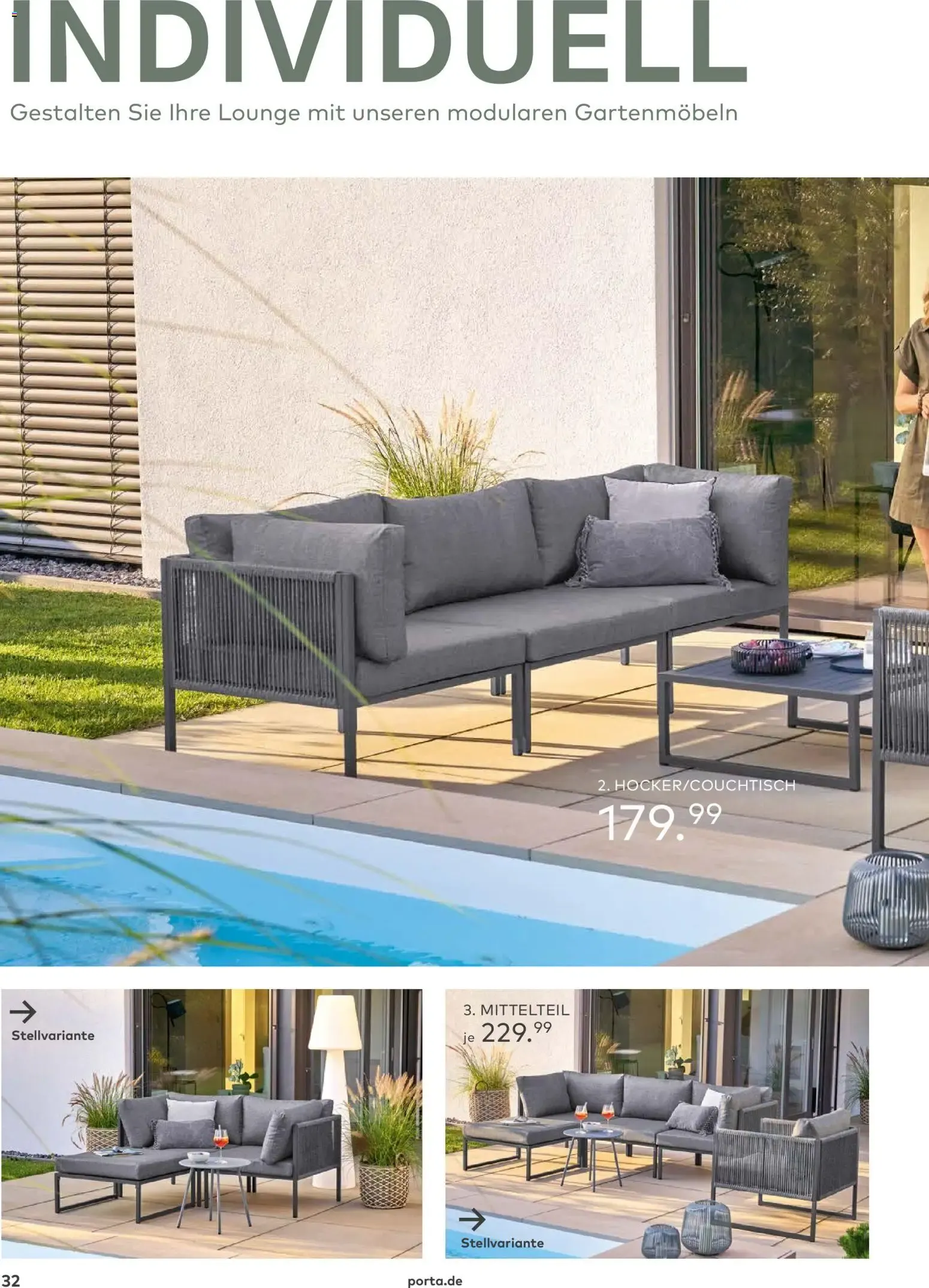 Porta! Gartenmöbel Katalog (ab 01.03.2026) zum Blättern von 1. März bis 31. August 2026 - Prospekt seite 31