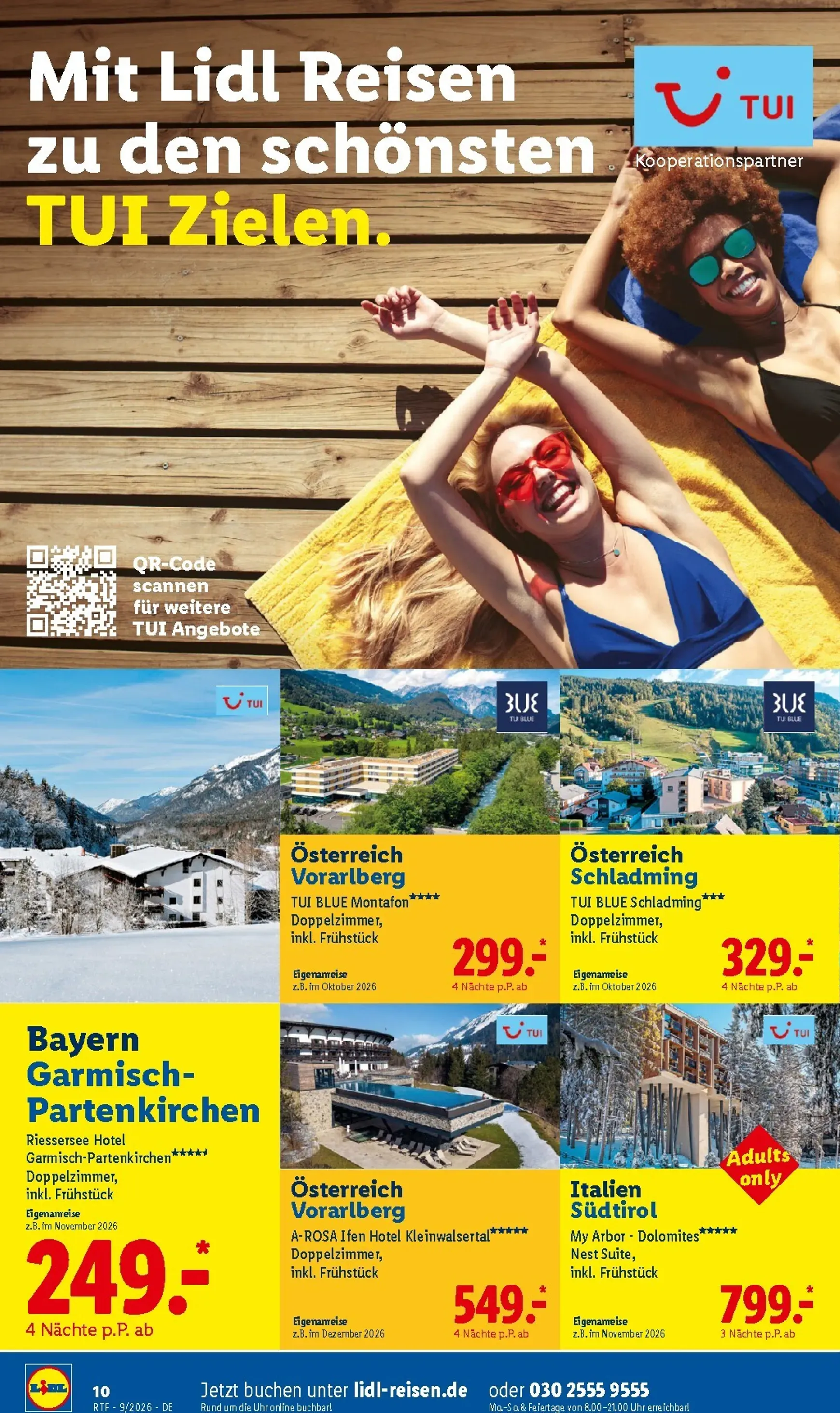 Lidl - Reise Highlights Prospekt – von Samstag 12.09.2026 bis Donnerstag 15.10.2026 von 12. September bis 15. Oktober 2026 - Prospekt seite 10