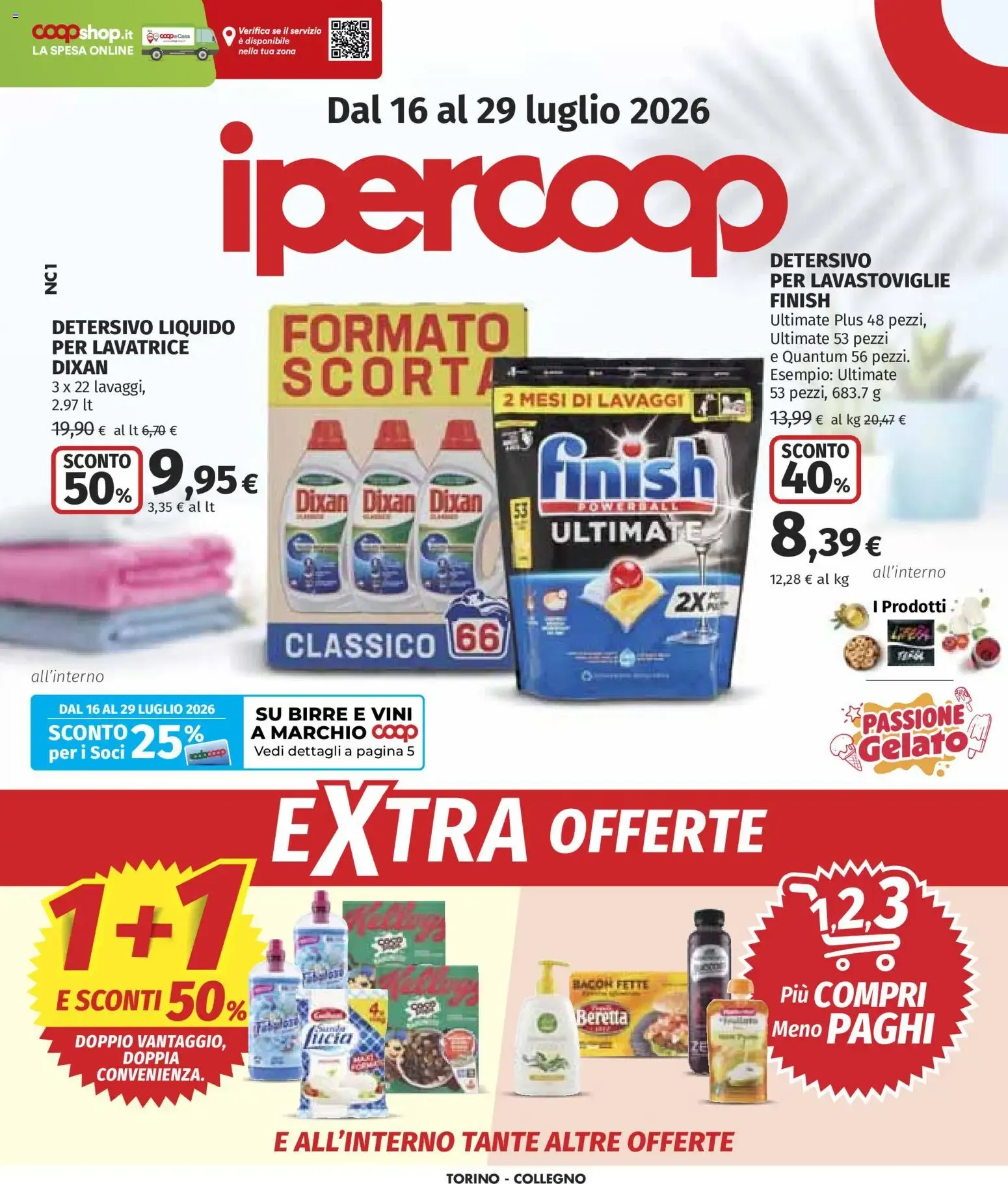 Anteprima volantino Ipercoop dal 16/07/2026 - nuovo offerte da 16 luglio a 29 luglio di 2026 - Pagina del volantino 1