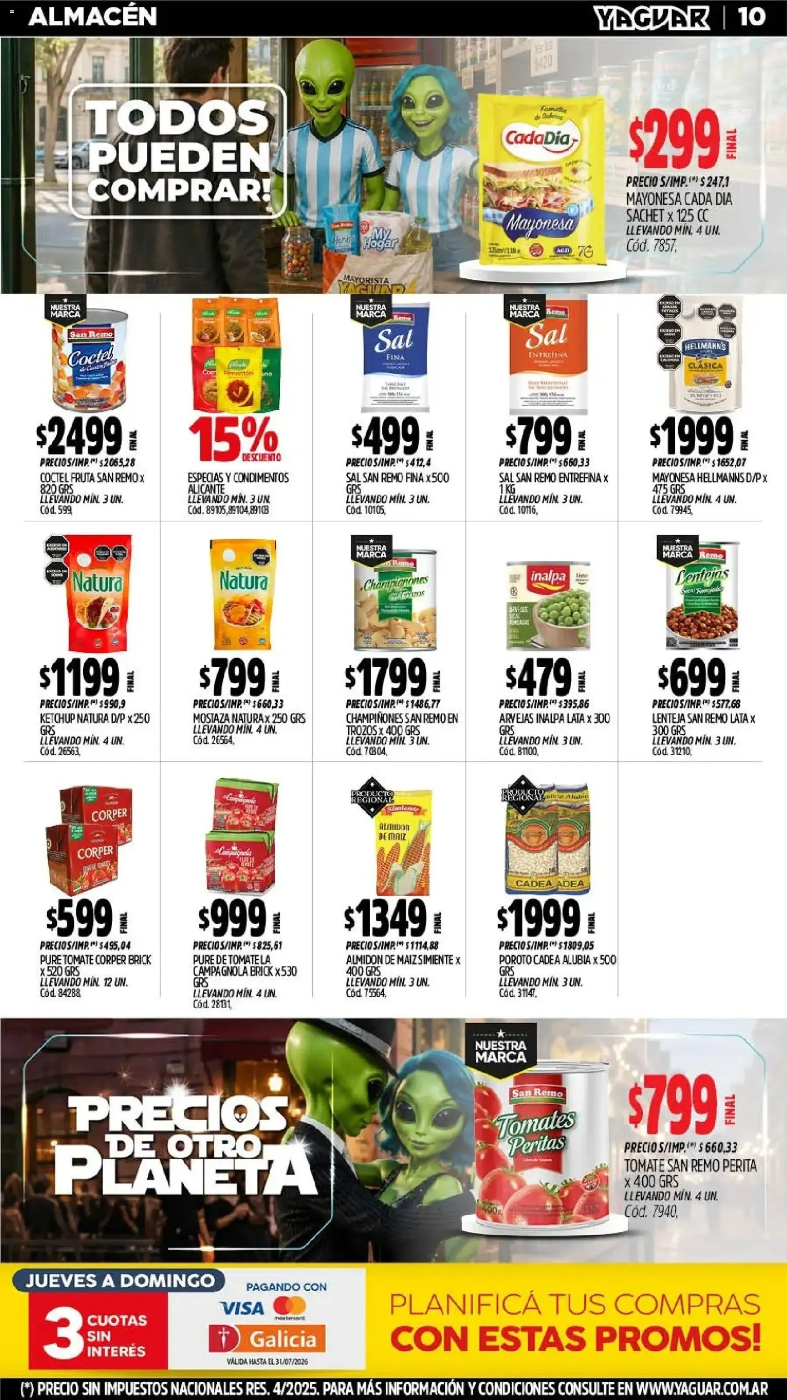 Ofertas de Yaguar - Oferta Semanal Mendoza del 06/07/2026 - 11/07/2026 6 de julio al 11 de julio 2026 - Página 11 del catálogo