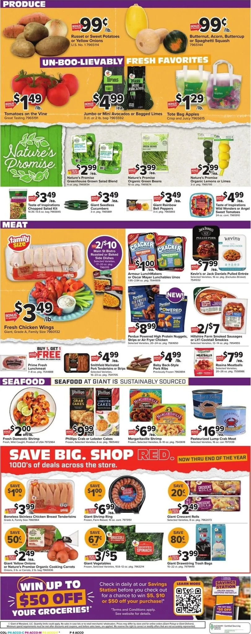 Weekly ad Current Giant leaflet valid from Friday 10/30/2026 to Thursday 11/05/2026 from October 30 to November 5 2026 - Page 7