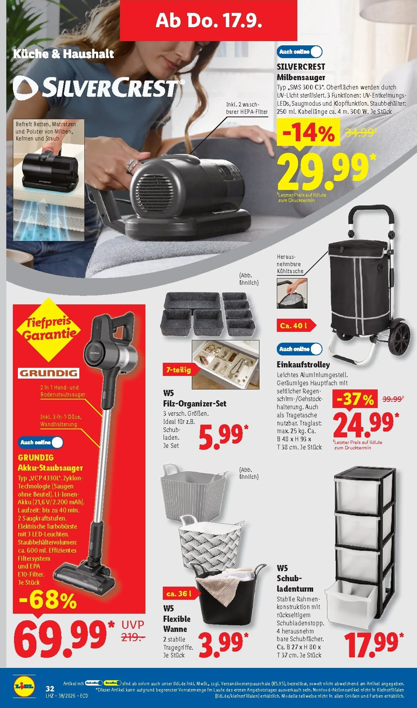 Lidl - Nonfood Prospekt nächste Woche – von Montag 14.09.2026 bis Samstag 19.09.2026 von 14. September bis 19. September 2026 - Prospekt seite 30