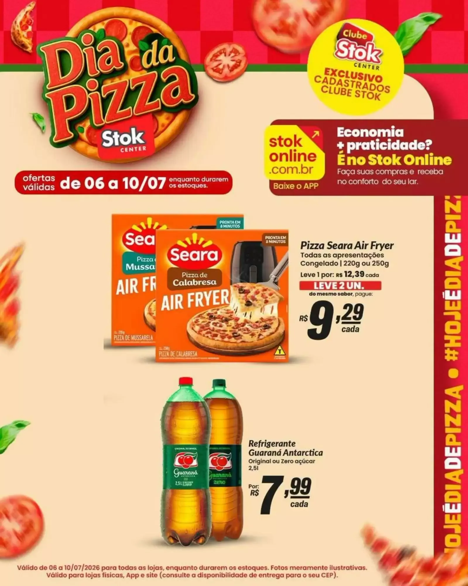 Encarte de Dia da Pizza 6 de julho até 10 de julho 2026 - Pagina 1