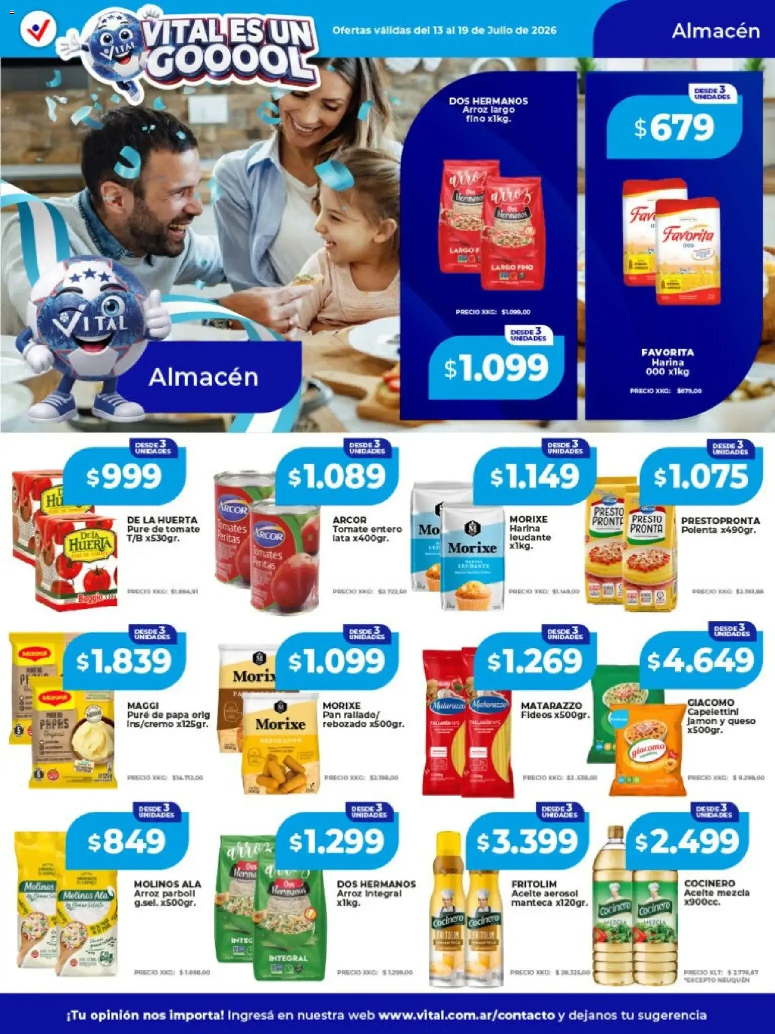 Ofertas de Vital - Ofertas || del 13/07/2026 - 19/07/2026 || Catálogo 13 de julio al 19 de julio 2026 - Página 14 del catálogo