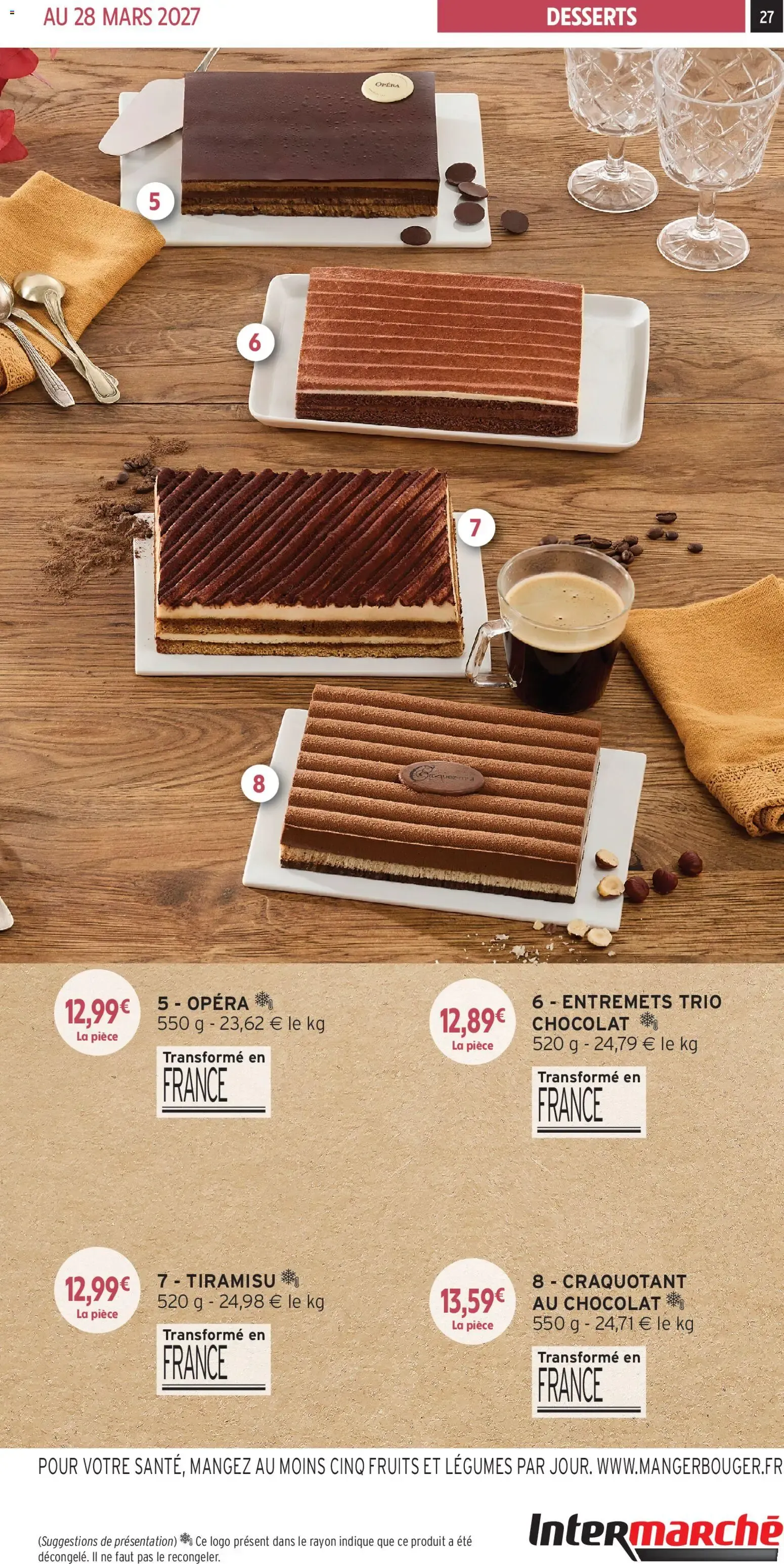 Intermarché - Les menus traiteur automne/hiver à partir du 06/10/2026 - promo en ligne du 6 octobre au 28 mars 2027 - Catalogue page 26