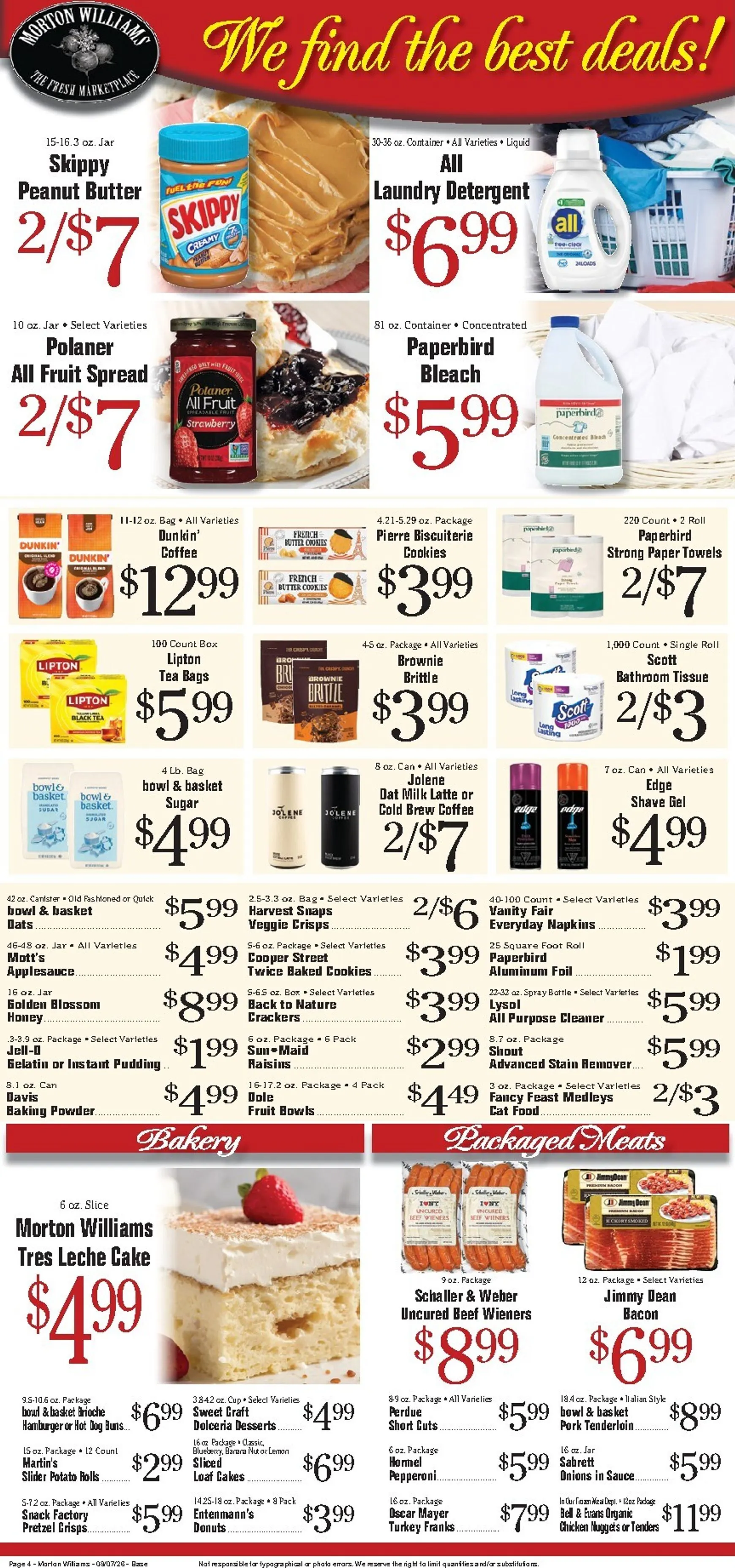 Weekly ad Current Morton Williams - Manhattan / Jersey City leaflet valid from Friday 08/07/2026 to Thursday 08/13/2026 from August 7 to August 13 2026 - Page 4