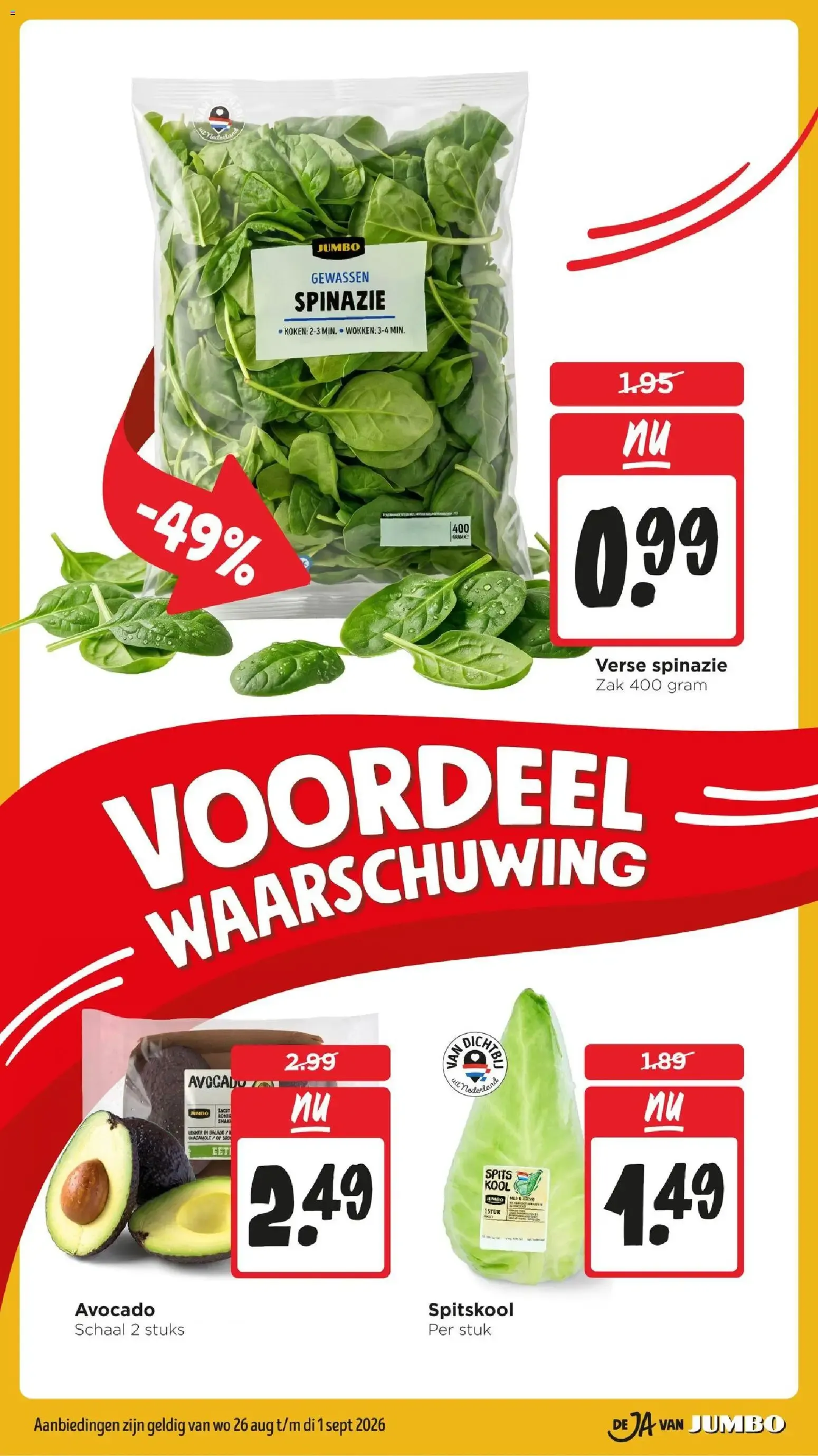 Jumbo: Prijzenstorm - Aanbiedingen die zo de winkel uitvliegen van 26 augustus tot 1 september 2026 - Folder pagina 12