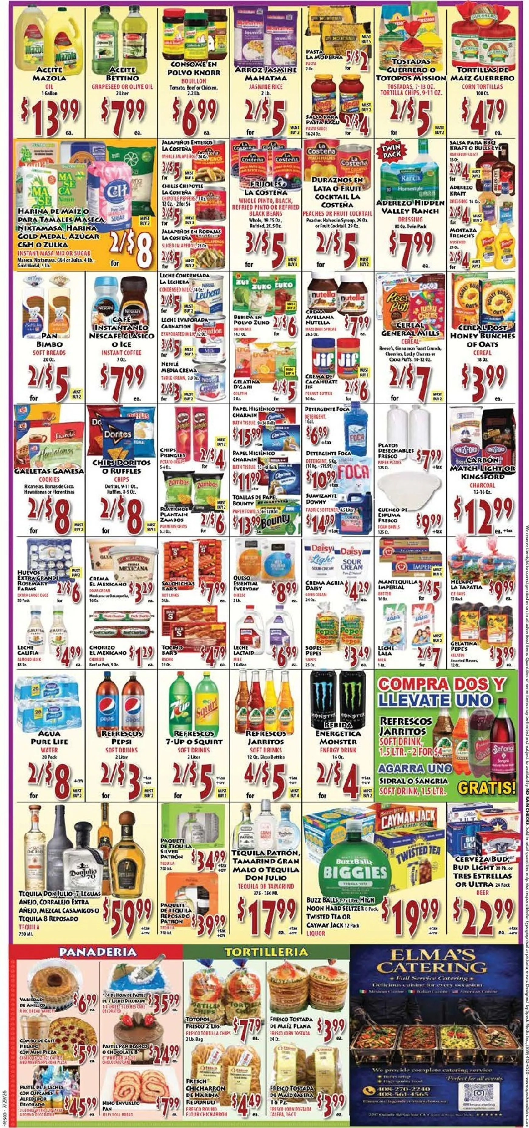 Weekly ad Current Fresco Supermarket leaflet valid from Wednesday 07/29/2026 to Wednesday 08/26/2026 from July 29 to August 11 2026 - Page 2