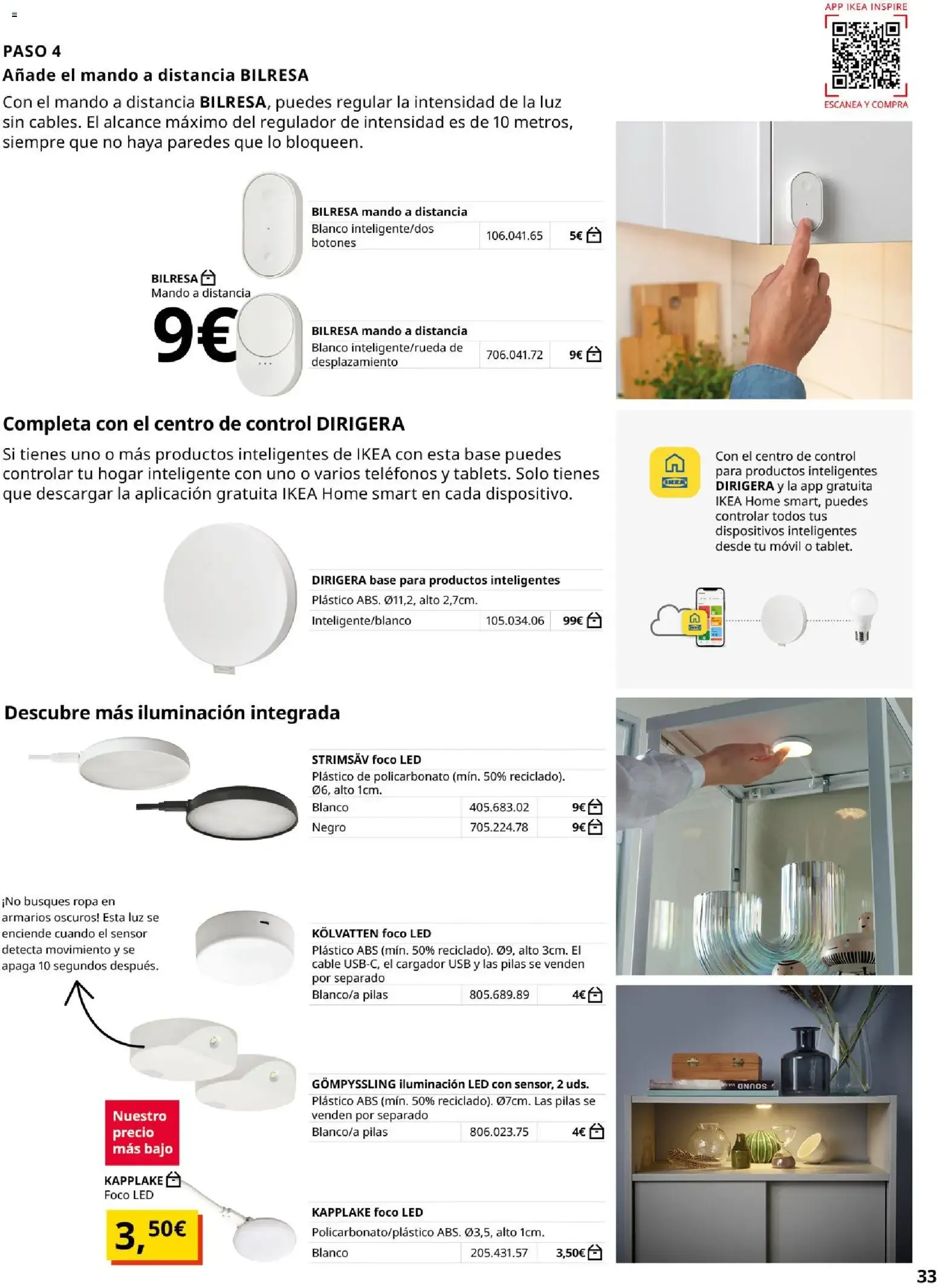 Catálogo de IKEA - Guía de Compra Iluminación y Sonido para tu Hogar 29 de septiembre al 31 de enero 2027 - Página 33