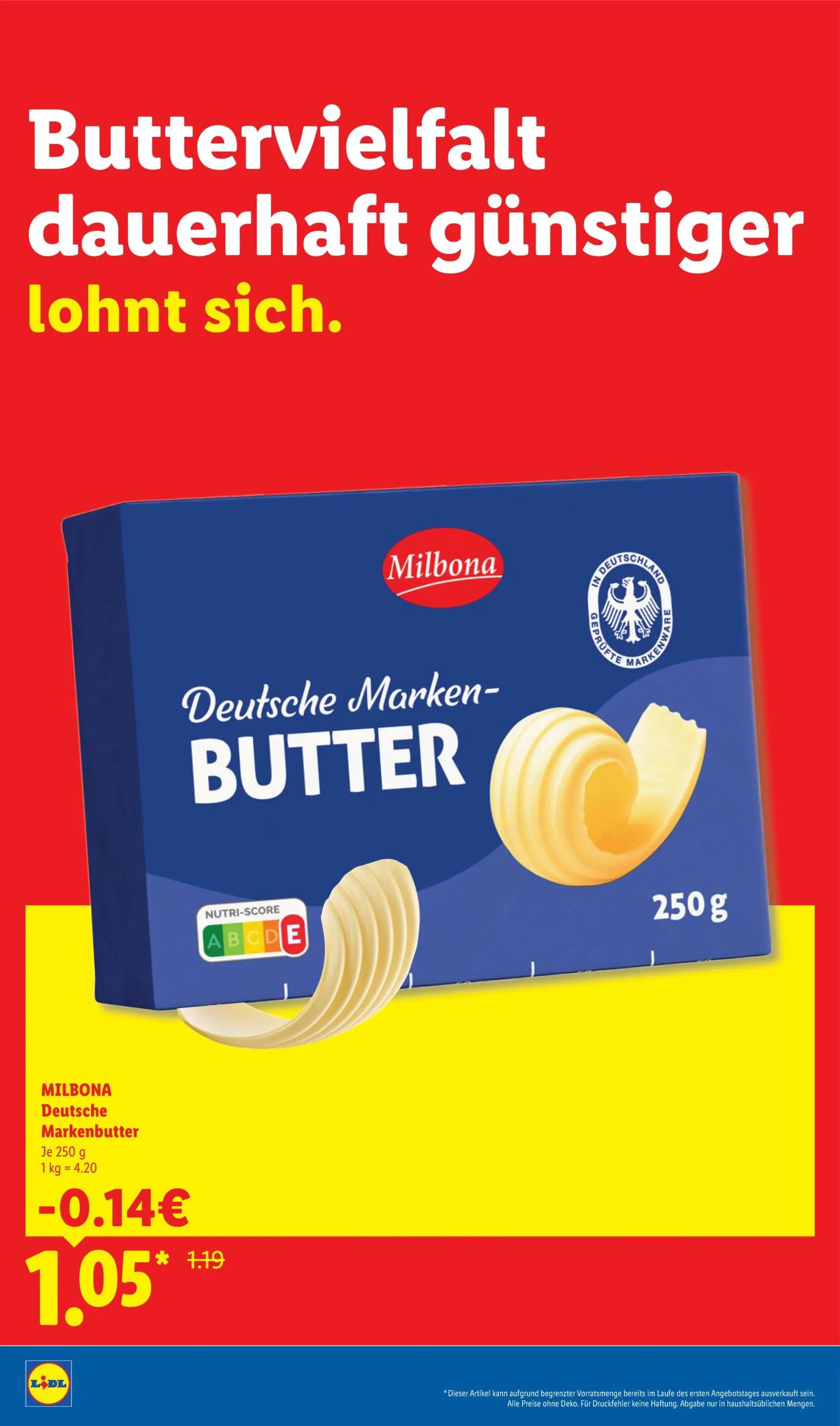 Lidl: Der Preisführer macht Deutschland dauerhaft günstiger! von 1. Juli bis 31. August 2026 - Prospekt seite 8
