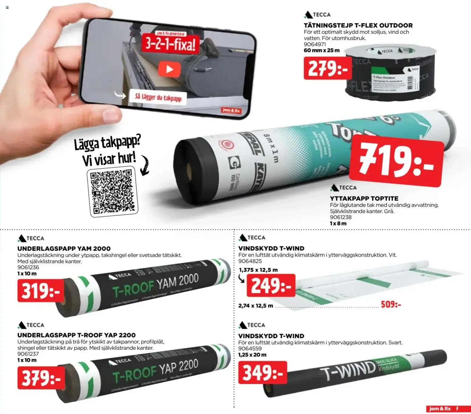 jem & fix LÅGPRIS BYGGMARKNAD Mer sommarkänsla för pengarna! från 22 juni till 5 juli 2026 - Reklamblad sidor 7
