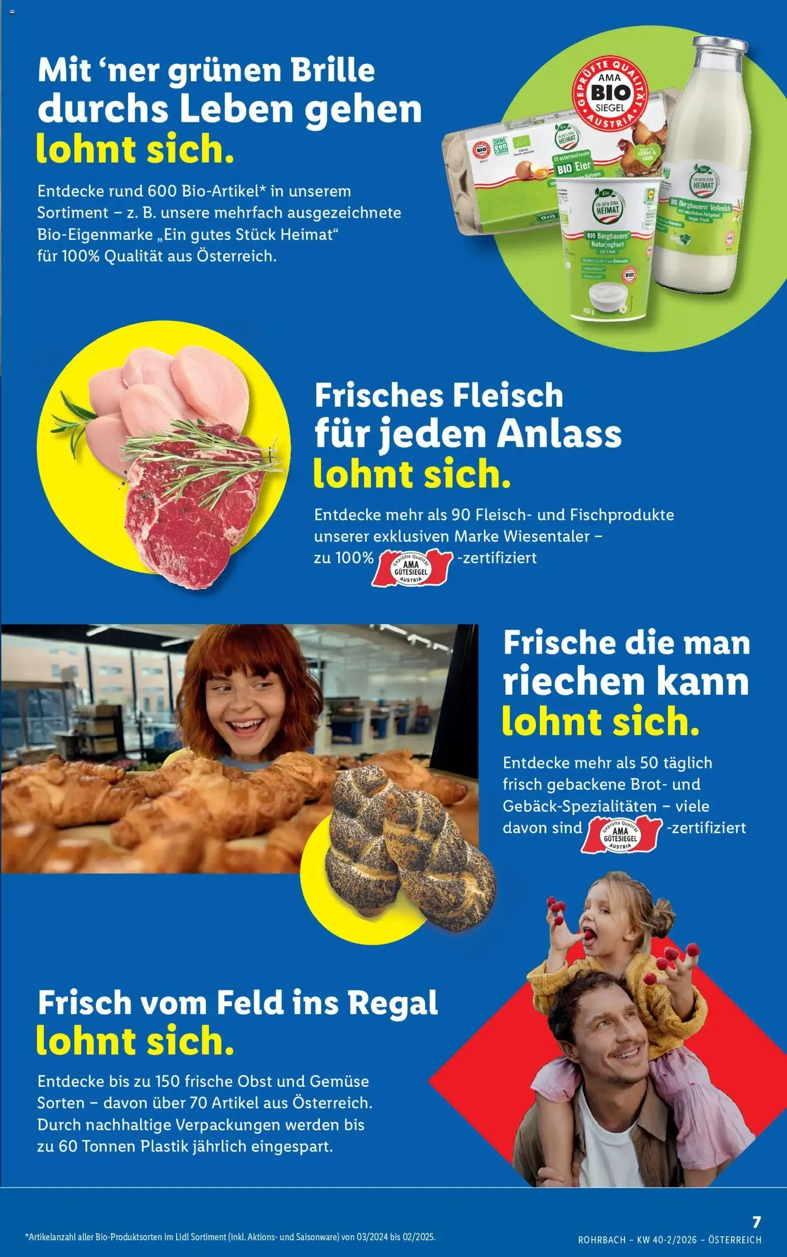 Lidl Jeden Tag deine günstigen Preise. ab 01.10.2026 - Angebote ab donnerstag von 1. Oktober bis 7. Oktober 2026 - Flugblätt seite  6