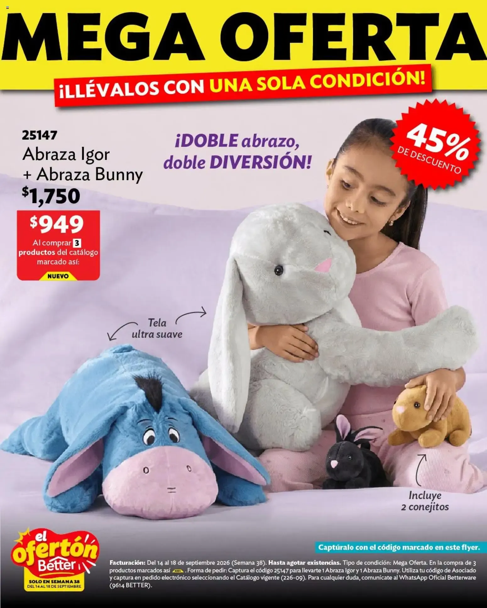 Catálogo de Betterware catálogo El Ofertón (14/09/2026 - 18/09/2026) - catálogo en línea 14 de septiembre al 18 de septiembre 2026 - Pagina 2