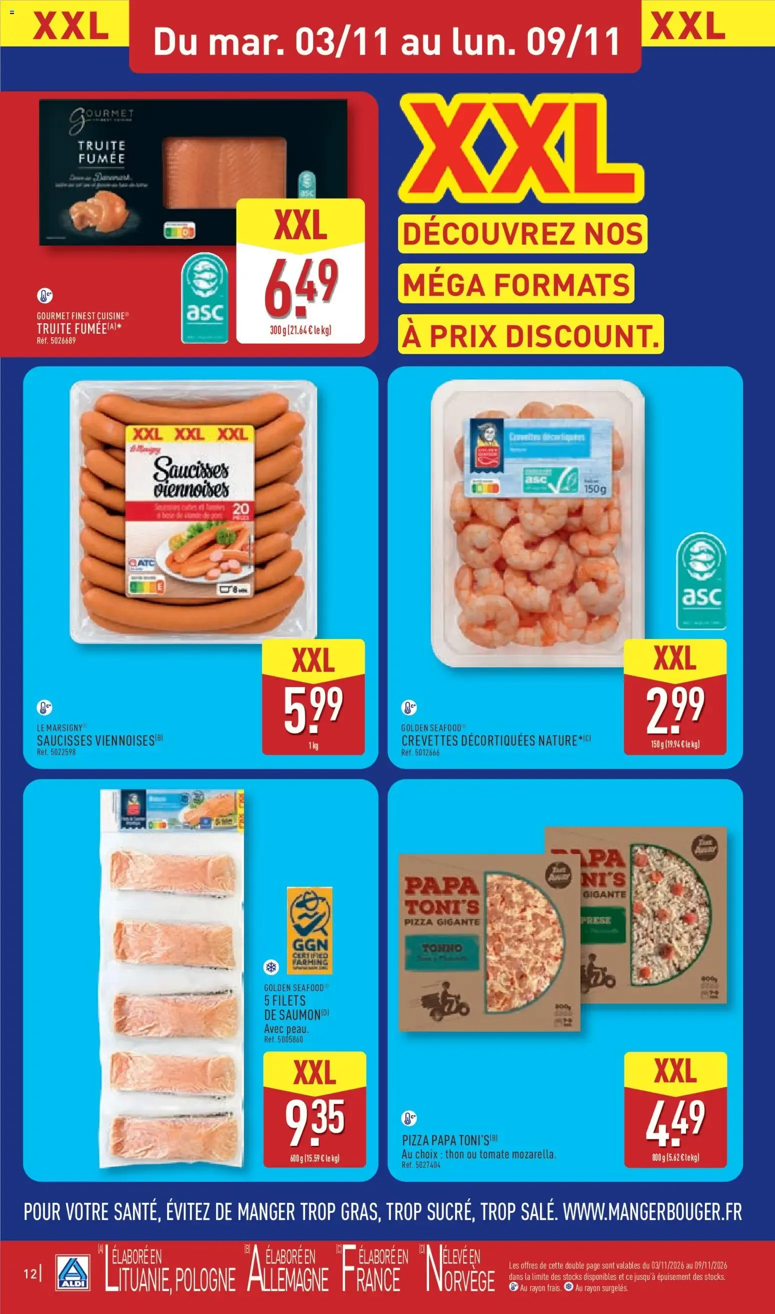 Aldi - Méga Formats à Prix Discount du 3 novembre au 9 novembre 2026 - Catalogue page 16