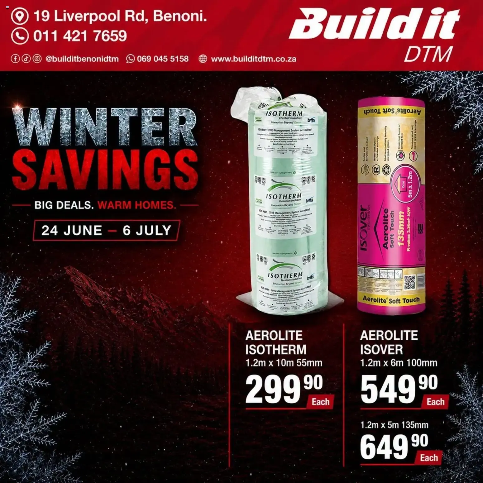 Build It Gauteng - Winter Savings. Big Deals. Warm Homes. (24/06/2026 - 06/07/2026) Online from 24 June to 6 July 2026 - Catalogue Page 8