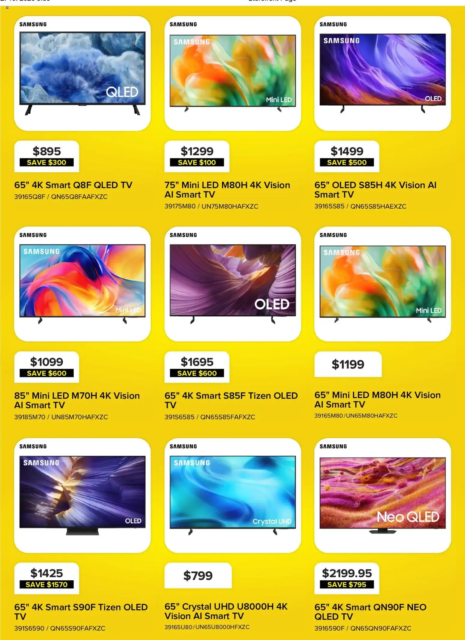 Leon's: Samsung TV Offers / Best Brands For Less from October 22 to October 28 2026 - flyer page 2
