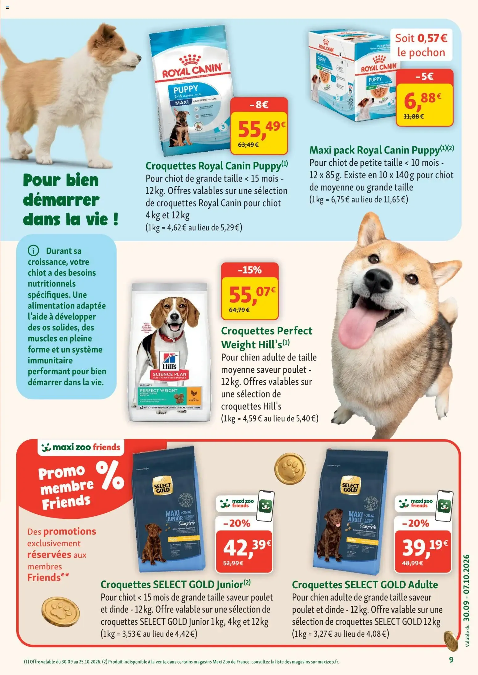 Maxi ZOO catalogue 30/09/2026 - nouveau prospectus du 30 septembre au 7 octobre 2024 - Catalogue page 9