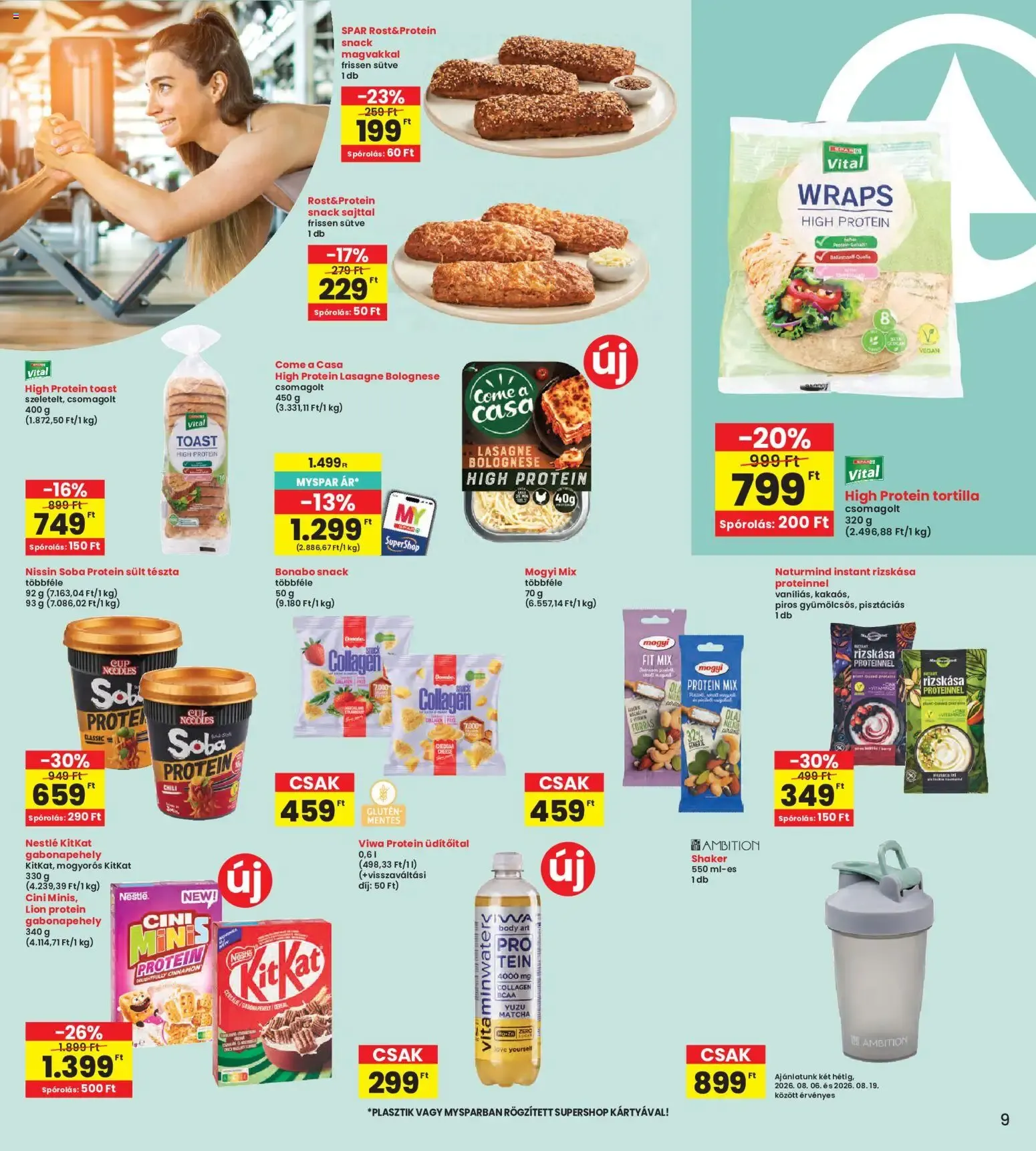 Katalógus Interspar akciós újság - 2026.08.06. -tól/töl > akció, lapozható szórólap 🛍️ augusztus 6.-tól augusztus 12.-ig 2026. - Oldal 9