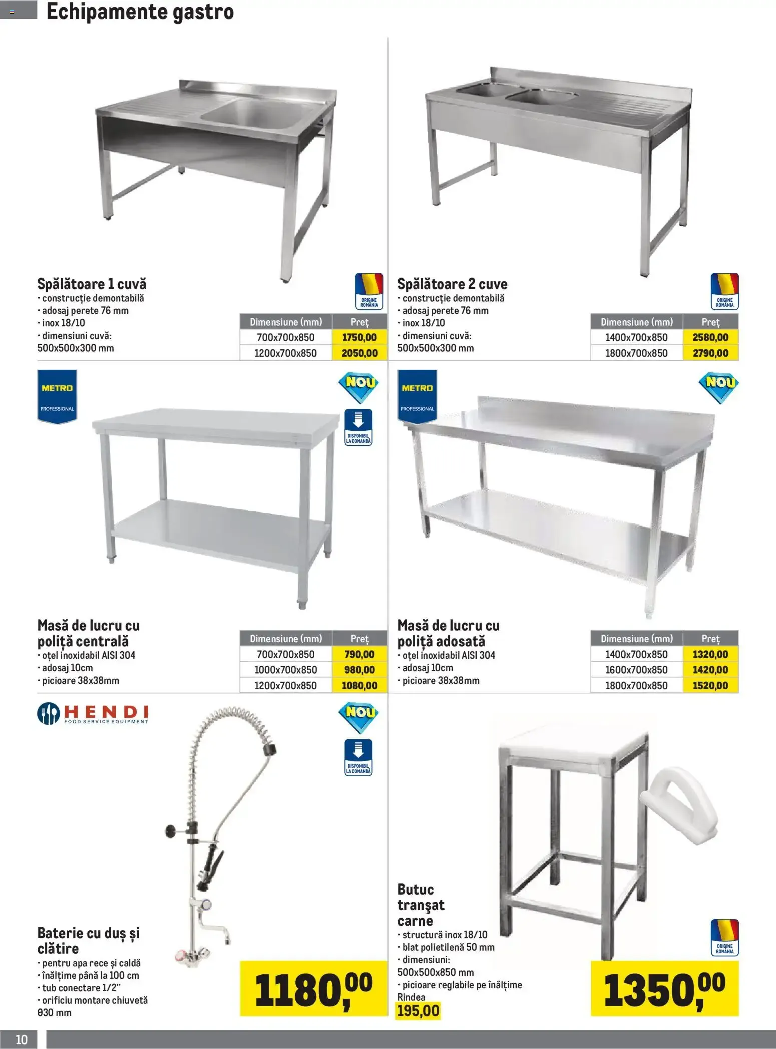 Catalog Metro Catalog Soluții Nealimentare pentru HoReCa - Oferta 01.10.2026 - 04.01.2027 de la 1 octombrie până la 4 ianuarie 2027 - Revista Pagina 10