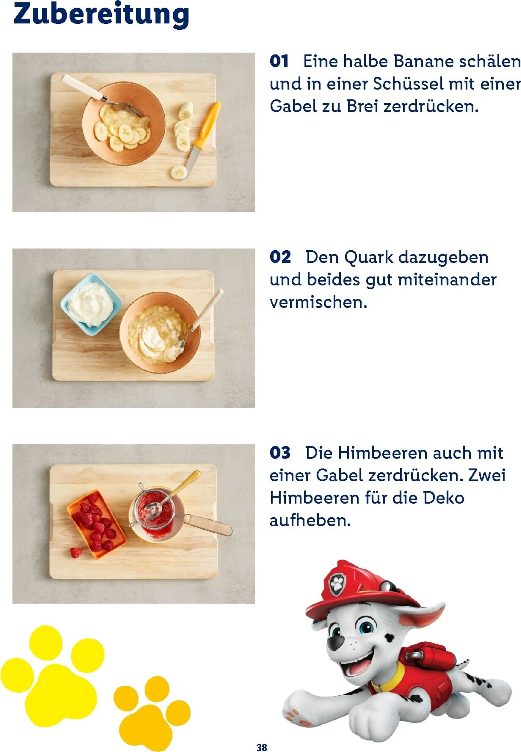 Lidl - Paw Patrol Rezeptheft Prospekt – von Montag 20.07.2026 bis Sonntag 23.08.2026 von 20. Juli bis 23. August 2026 - Prospekt seite 38