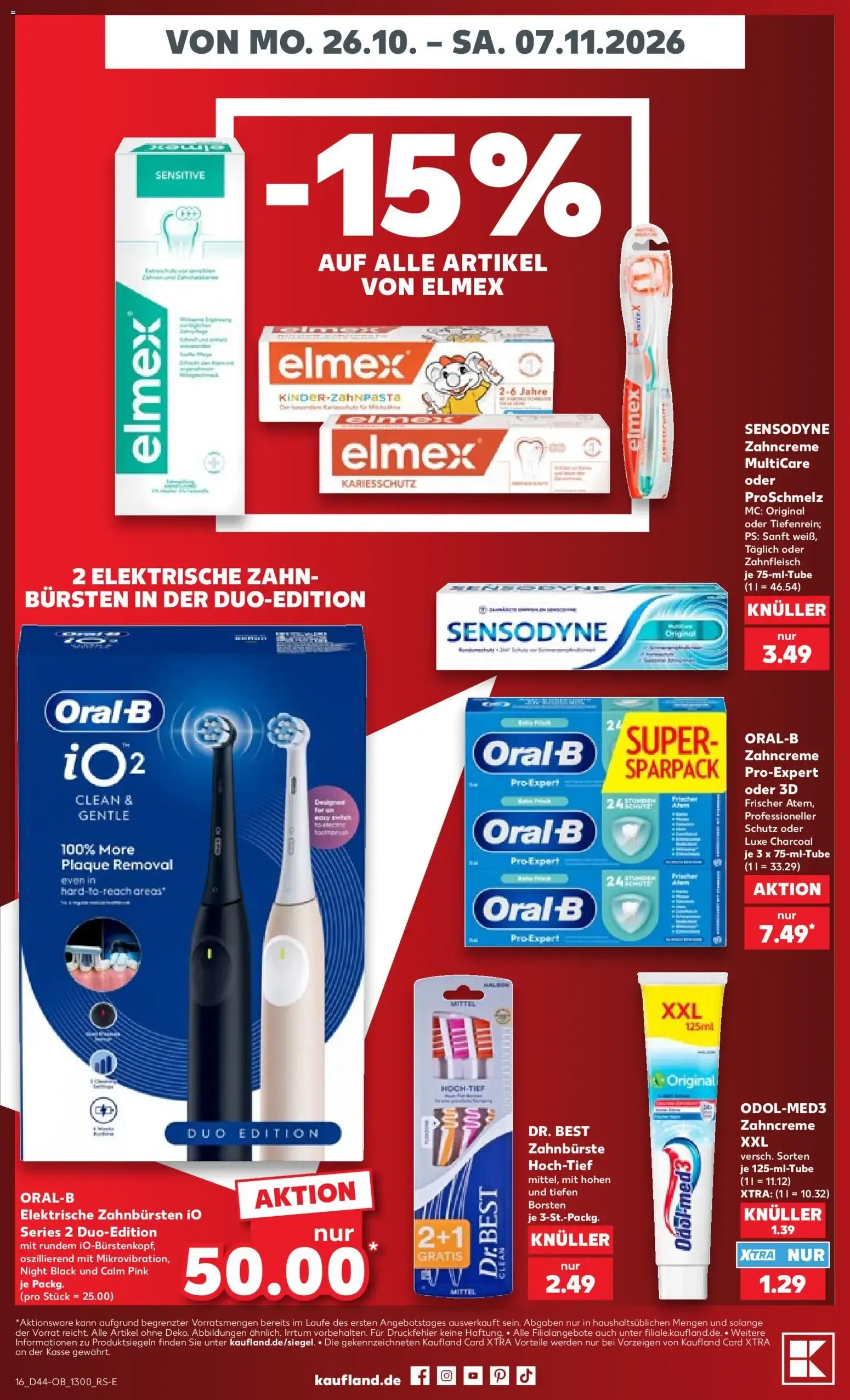 Kaufland: Deutschlands größte Drogerie-Abteilung van 26 oktober tot 7 november 2026 - Folder pagina 16