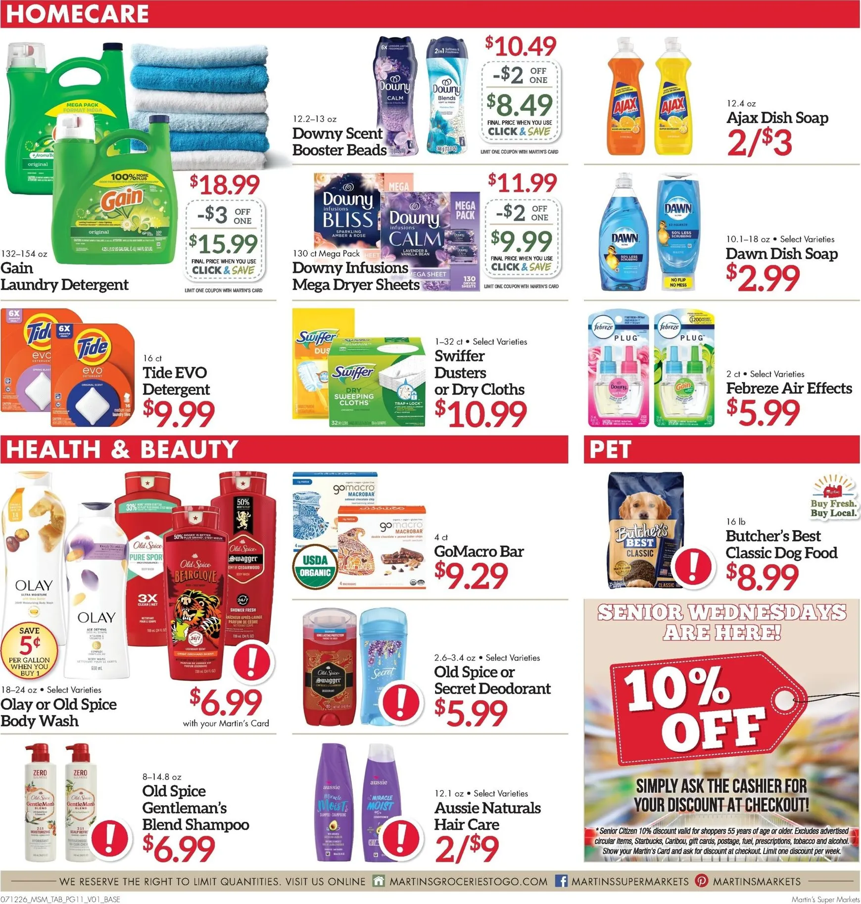 Weekly ad Current Martin's Super Markets leaflet valid from Sunday 07/12/2026 to Saturday 07/18/2026 from July 12 to July 18 2026 - Page 11
