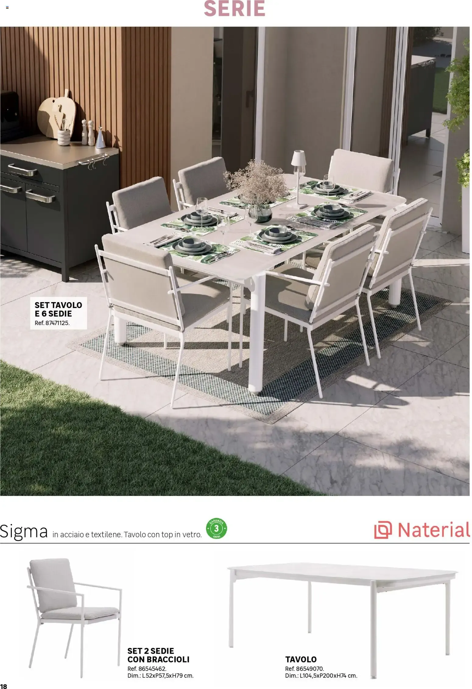 Catalogo Giardino 2026 - Mobili e complementi per esterni da 1 aprile a 30 settembre di 2026 - Pagina del volantino 18