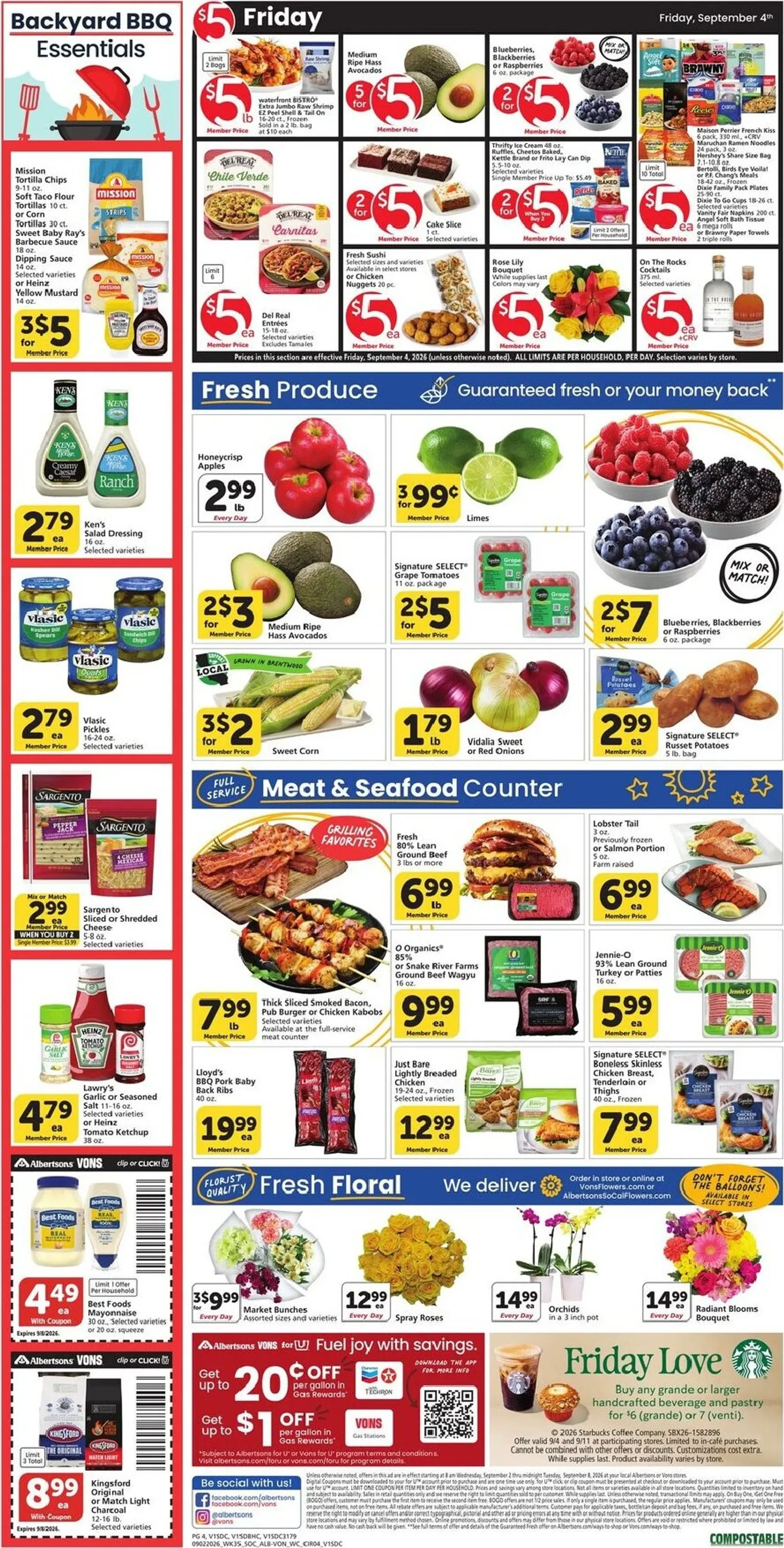 Weekly ad Vons Happy Labor Day Sale from September 2 to September 8 2026 - Page 5
