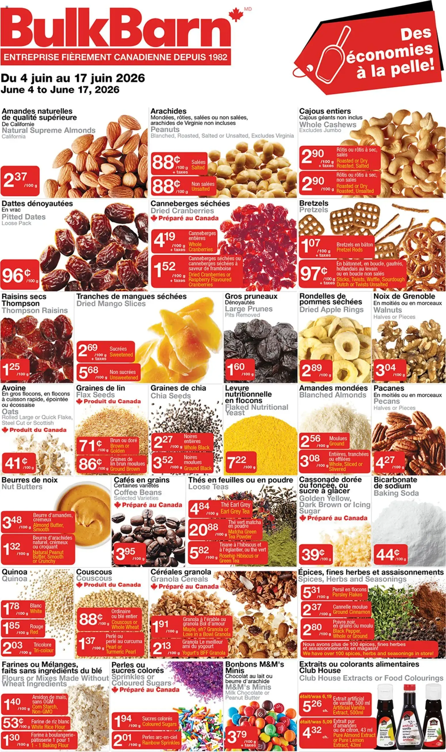 Bulk Barn weekly flyer / circulaire from Jun 4, 2026 > weekly specials & deals
