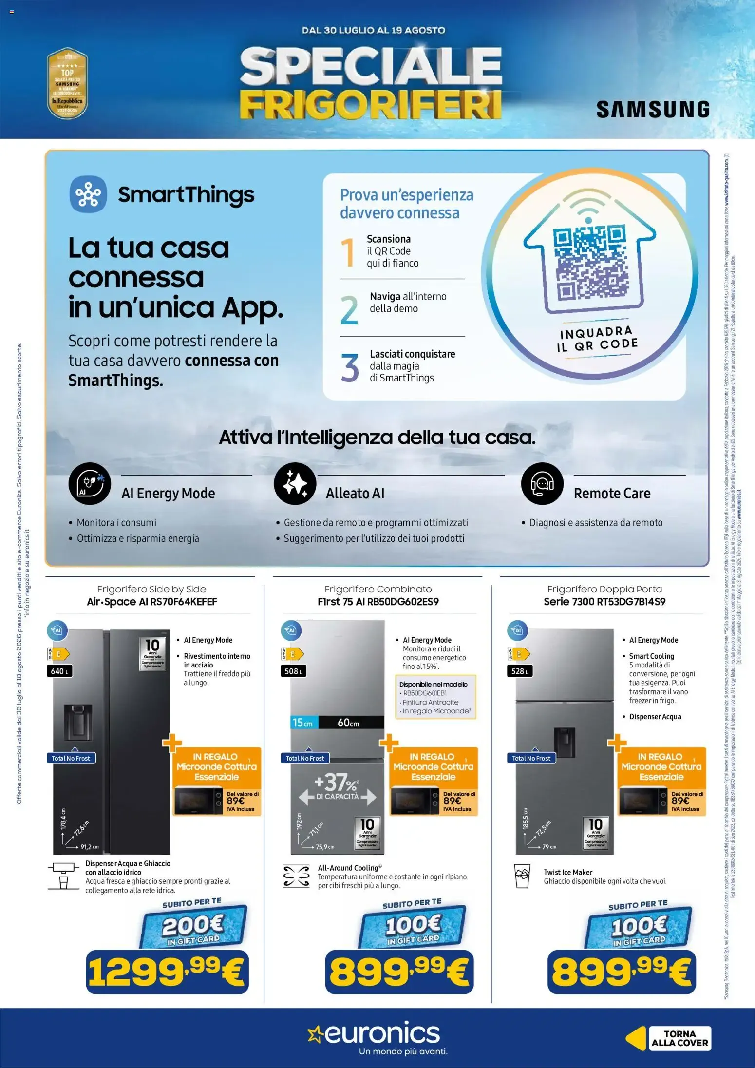 Euronics Speciale Frigoriferi da 30 luglio a 18 agosto di 2026 - Pagina del volantino 5