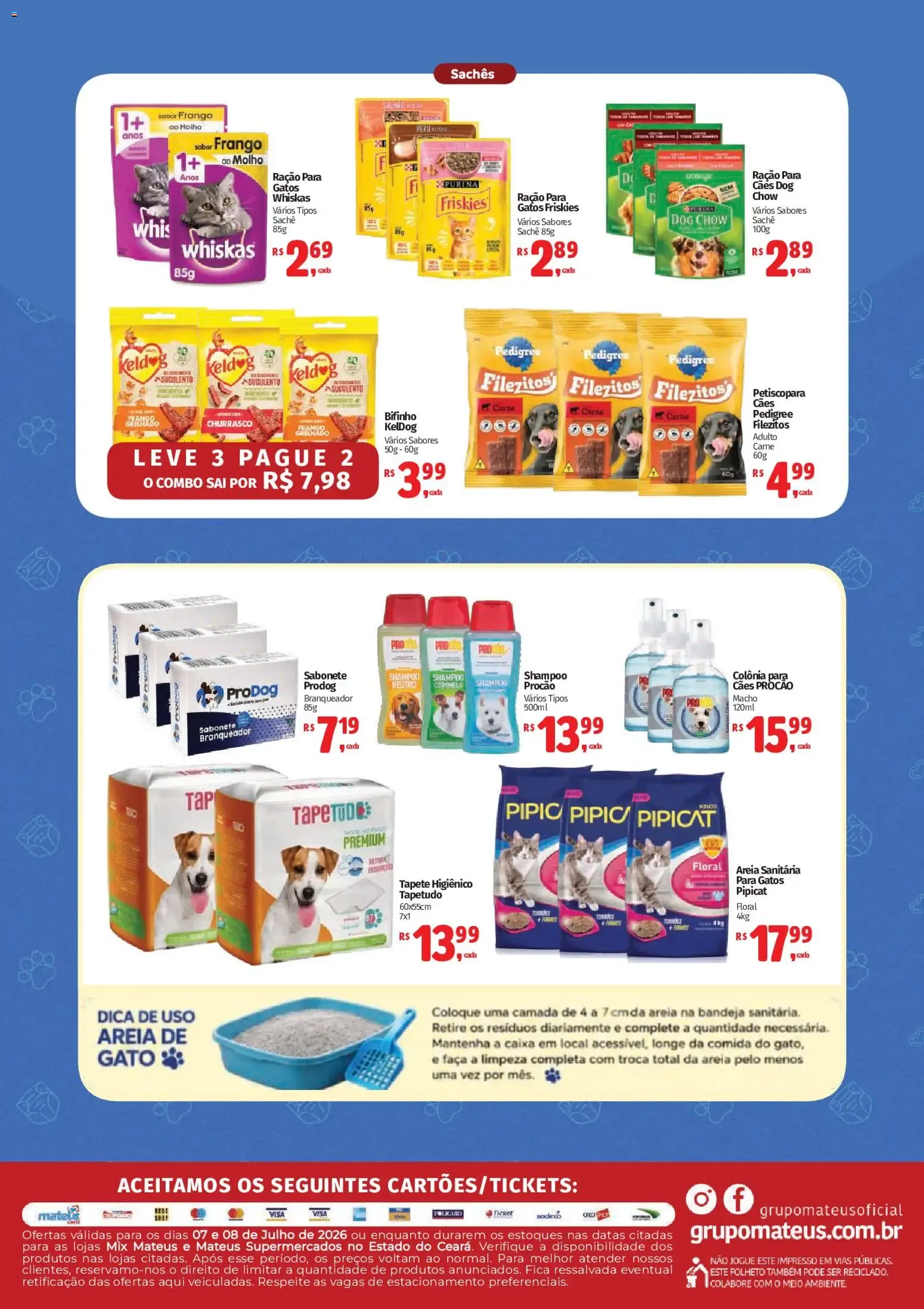 Encarte de Ofertas Família Pet Mix Mateus 7 de julho até 8 de julho 2026 - Pagina 2