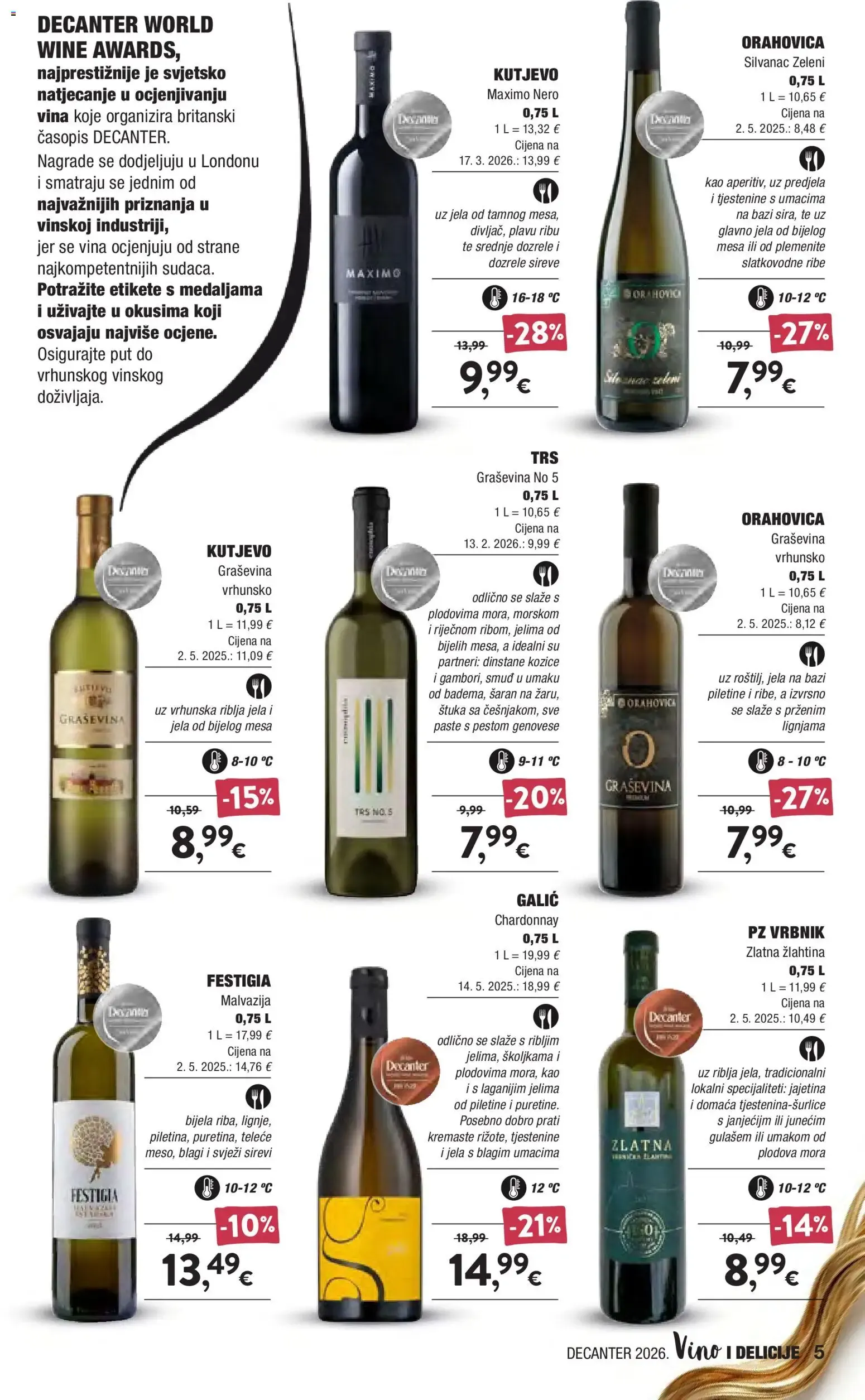 Katalog Vino I DELICIJE od 16. rujna do 6. listopada 2026. - Pregled Stranica 5